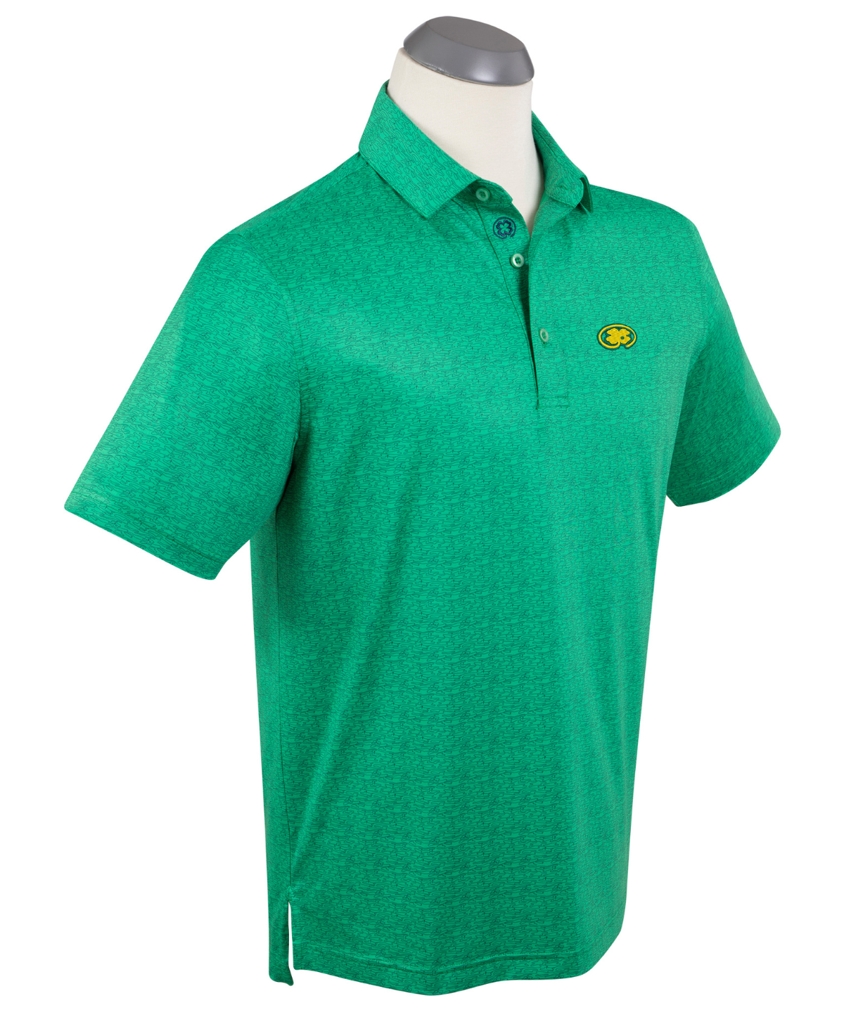 Augusta Contour Print Jersey Polo