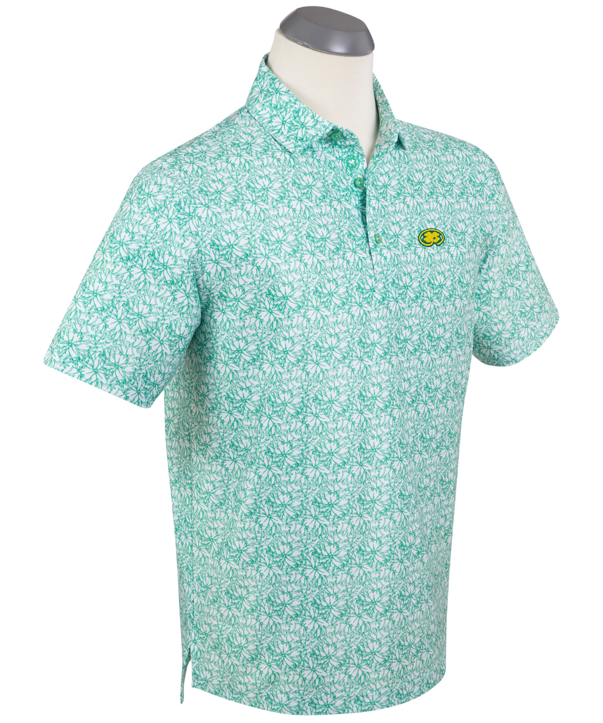 Augusta Azalea Print Jersey Polo