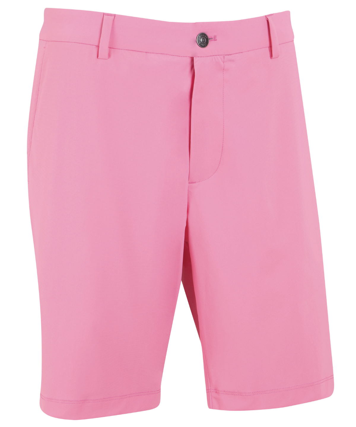 Men’s pink carnation lined performance stretch golf shorts with tailored fit by Bobby Jones