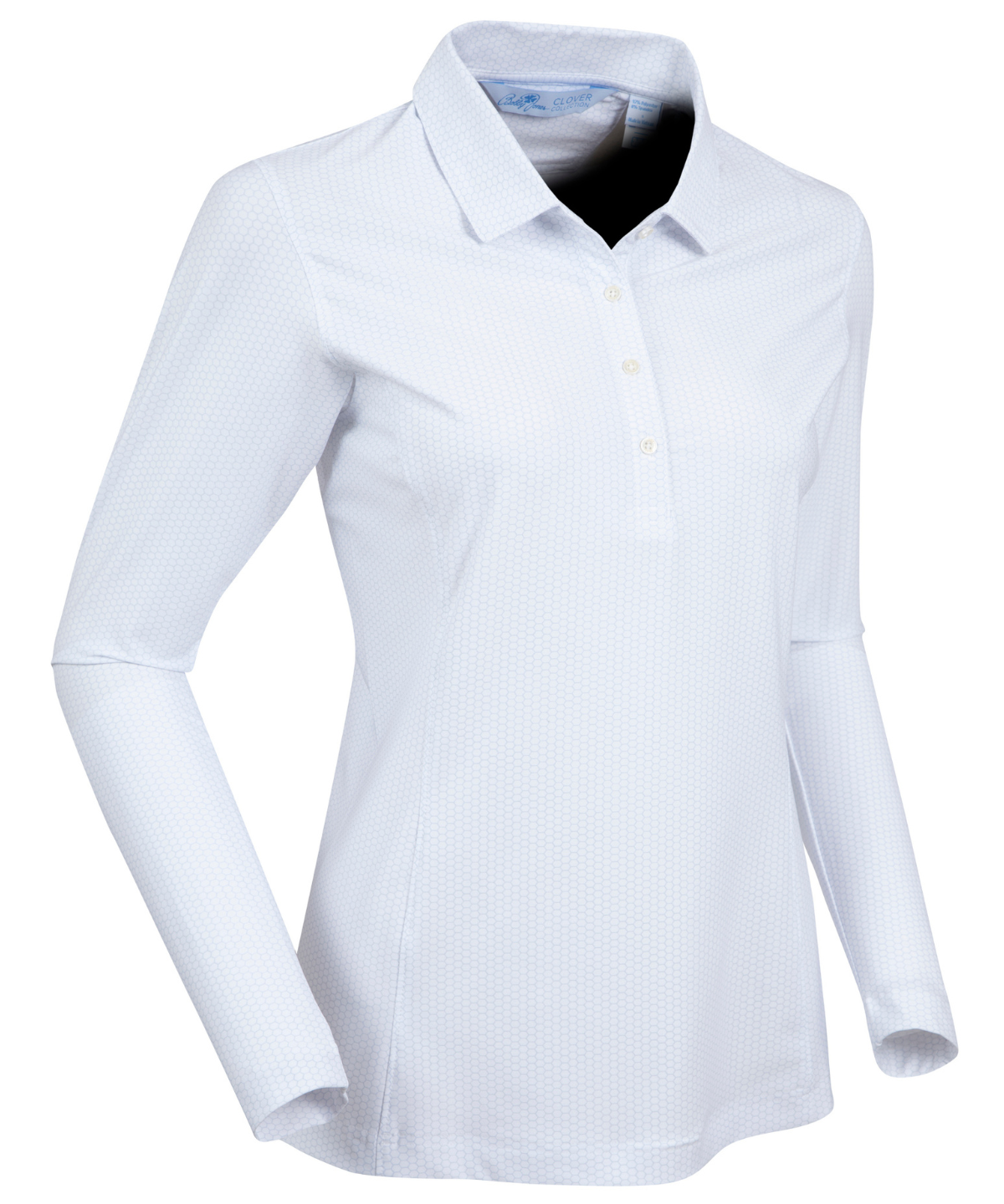 Women's Balata Print Long-Sleeve Polo