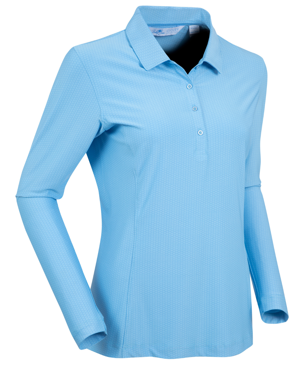 Women's Balata Print Long-Sleeve Polo