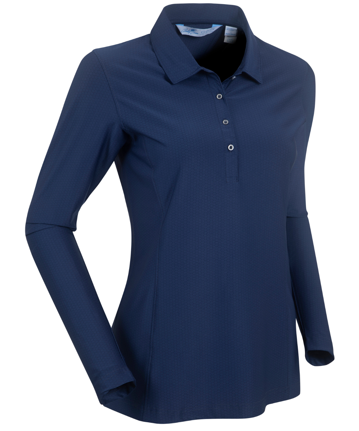 Women's Balata Print Long-Sleeve Polo