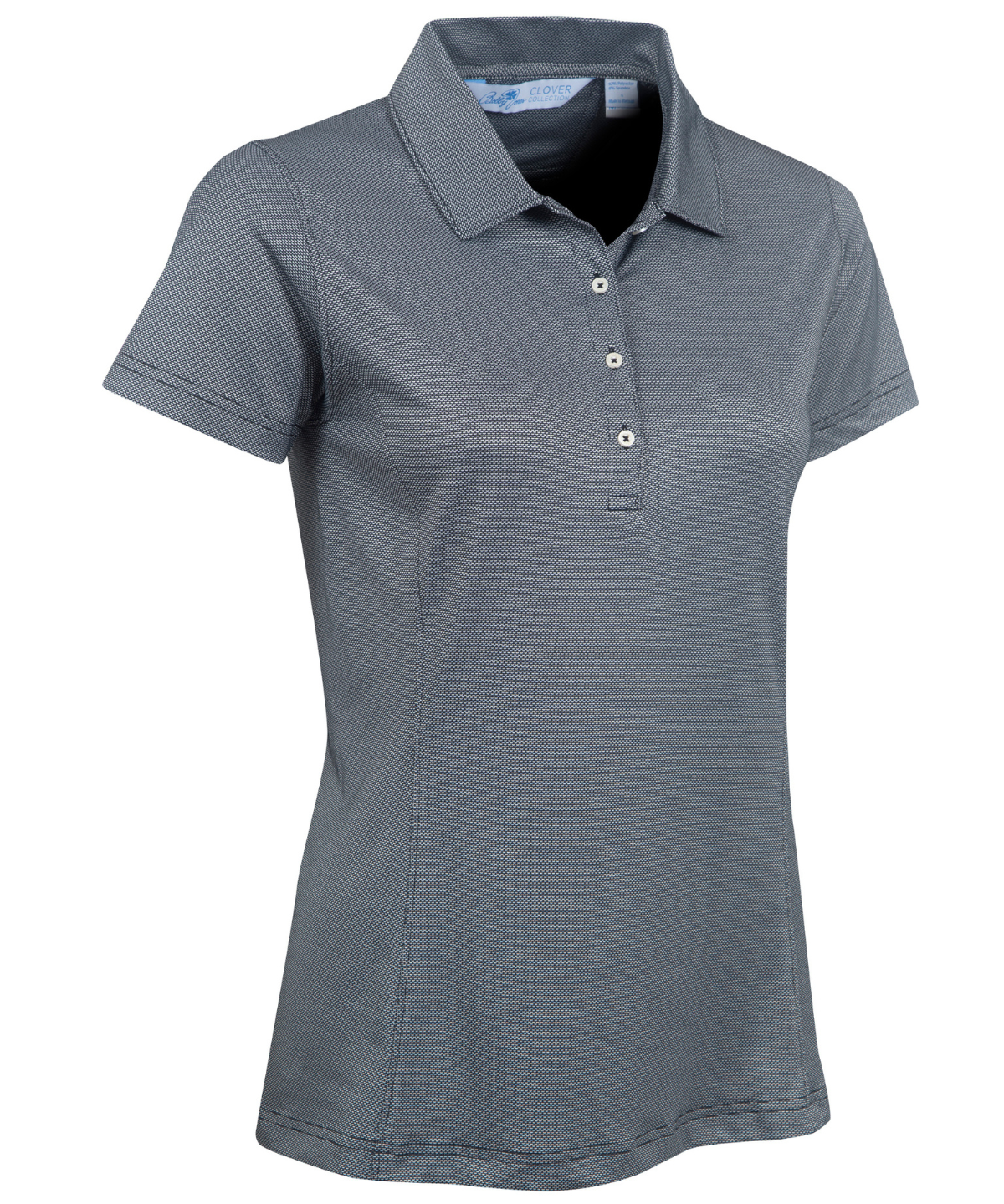 Women's Jacquard Dash Short-Sleeve Polo