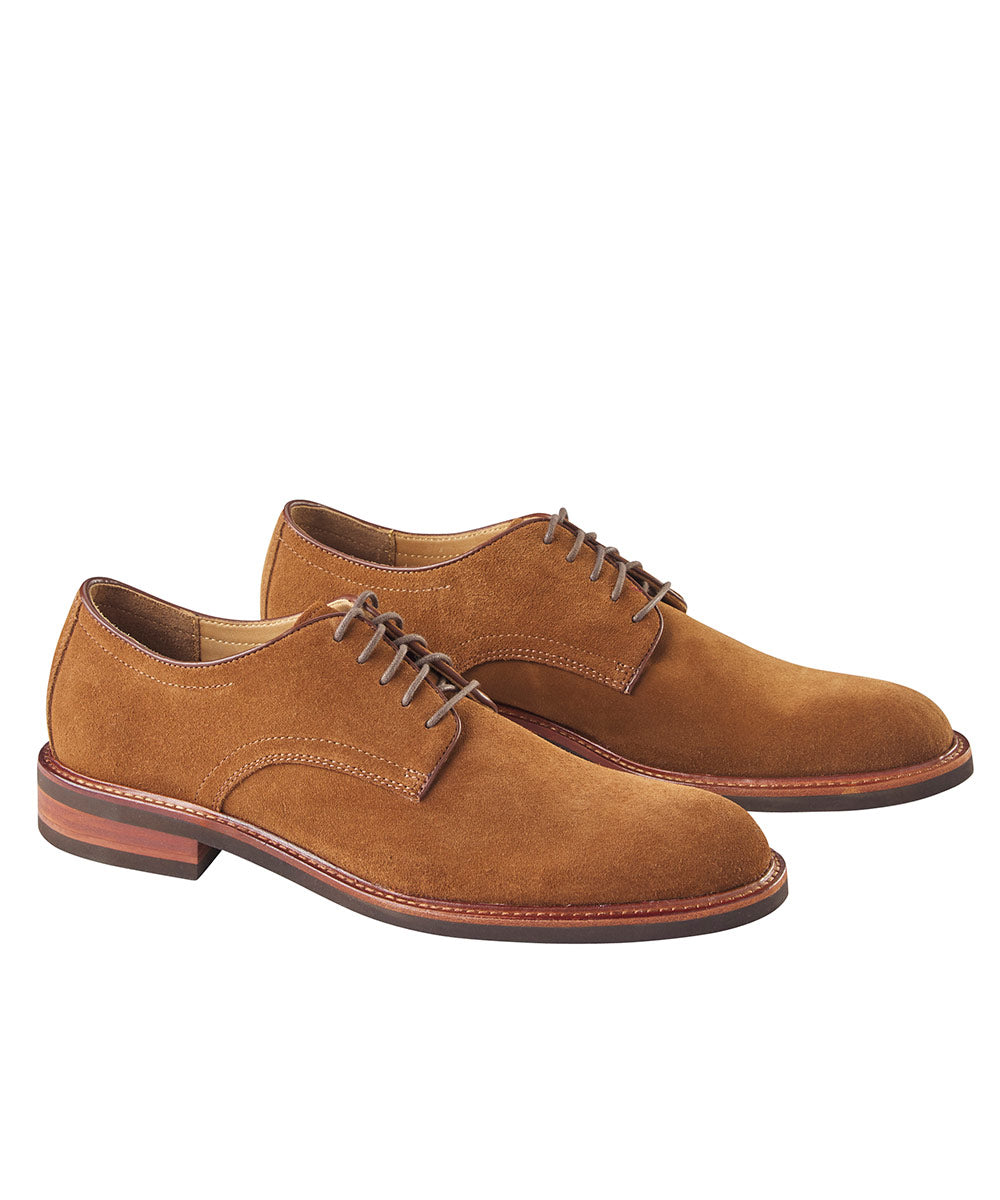 Trask Landry English Suede Oxford - Snuff