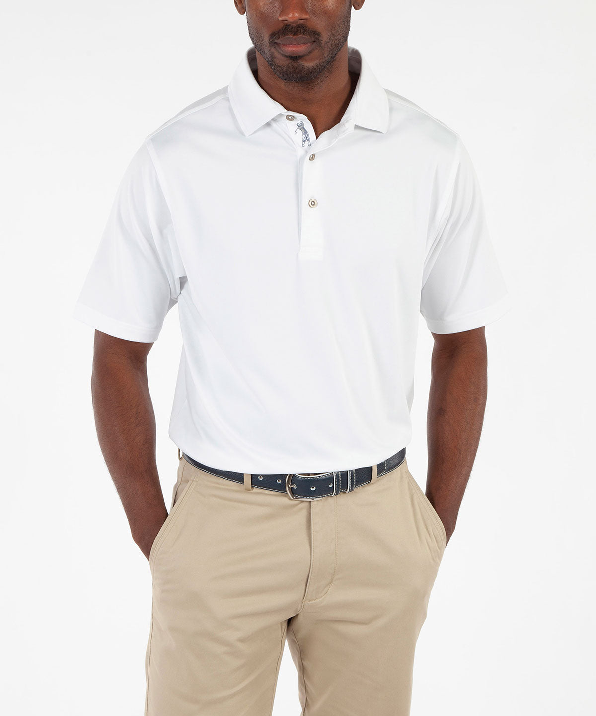 Performance Solid Jersey Short Sleeve Polo Shirt