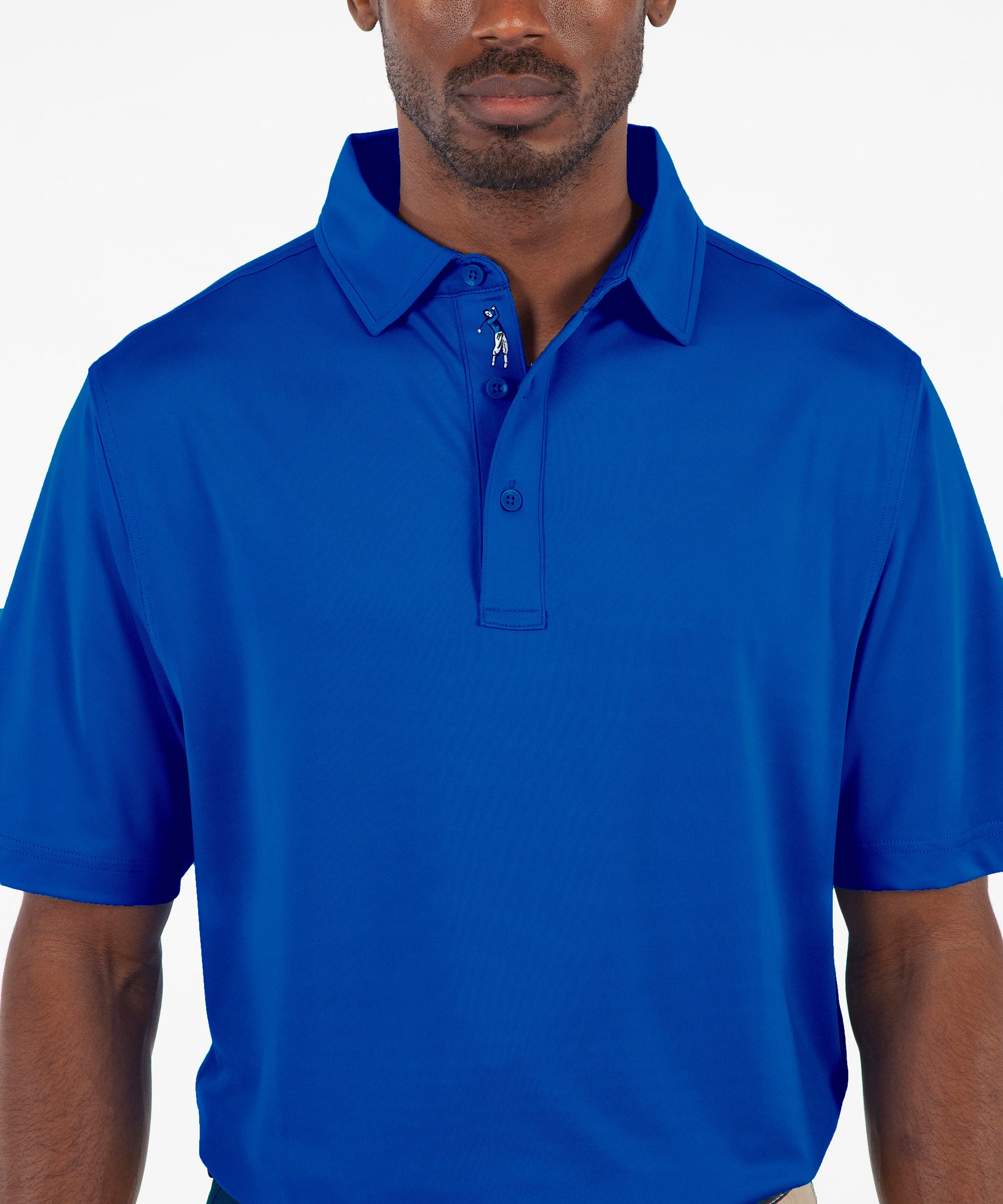 Performance Solid Jersey Short Sleeve Polo Shirt