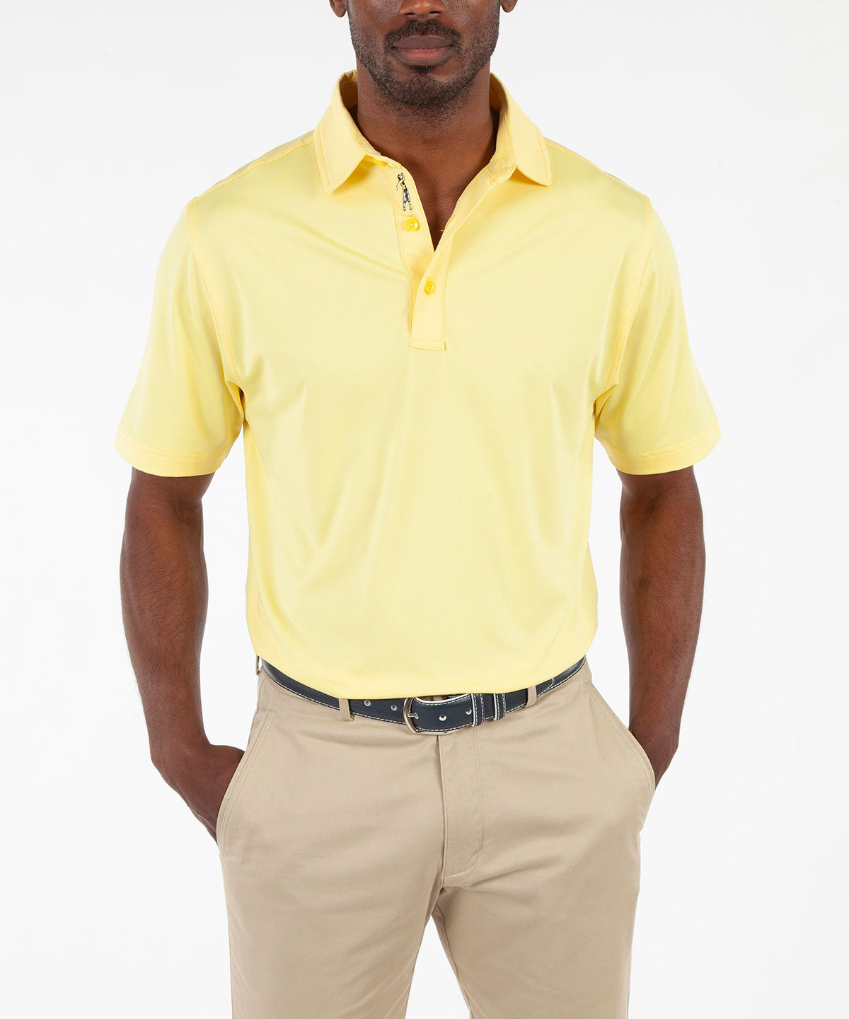 Performance Solid Jersey Short Sleeve Polo Shirt