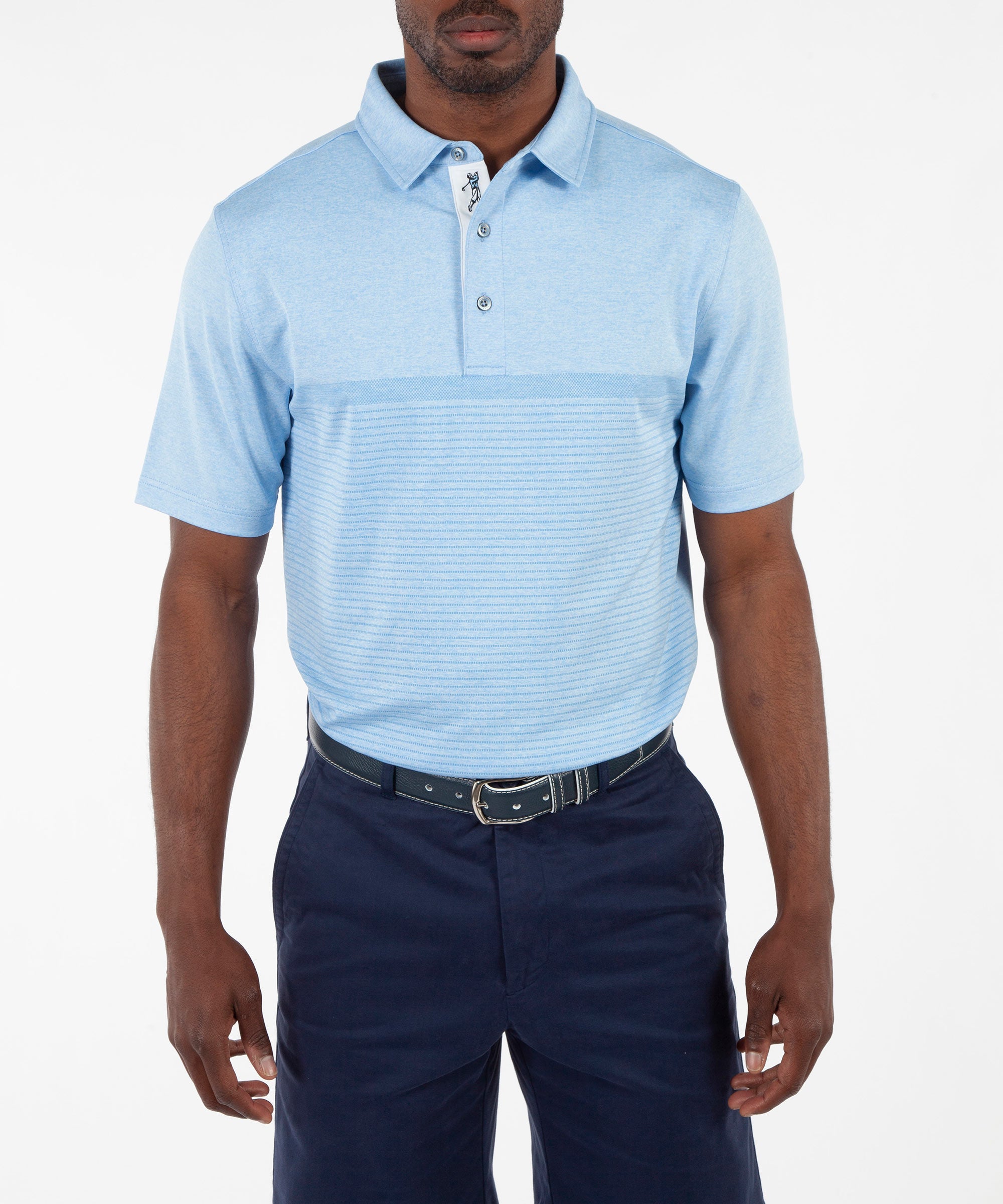 Performance Zuma Jacquard Stripe Polo