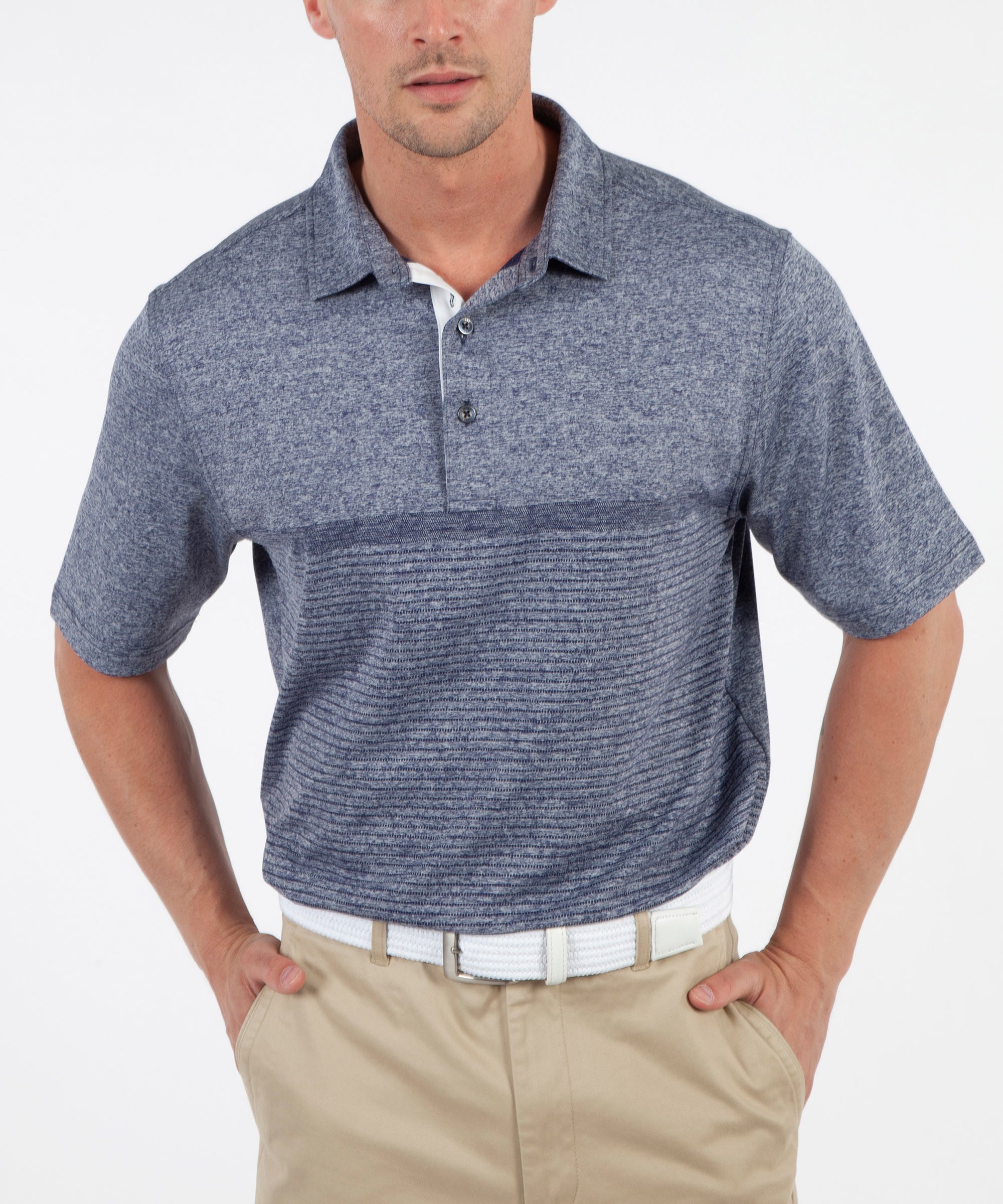 Performance Zuma Jacquard Stripe Polo