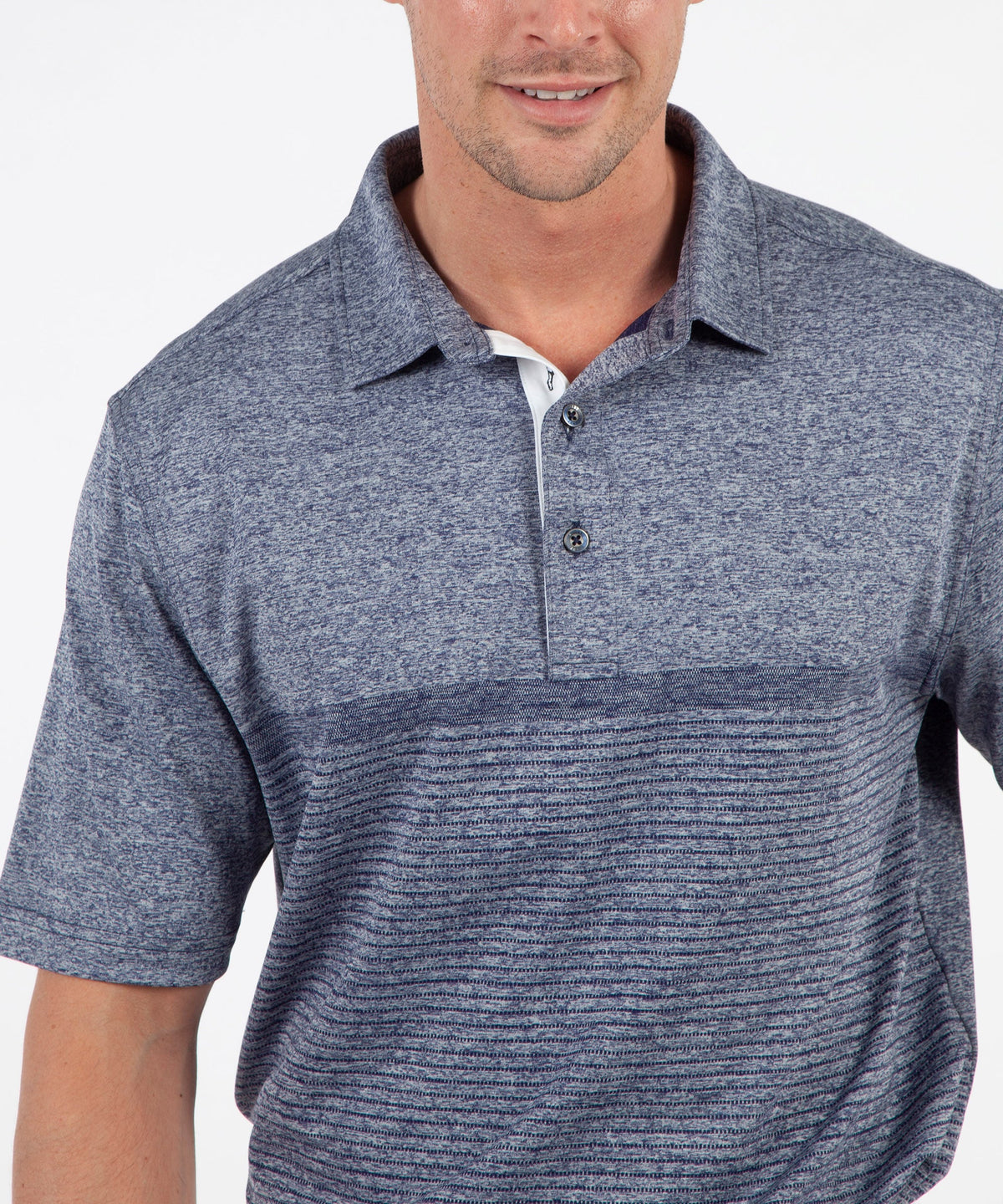 Performance Zuma Jacquard Stripe Polo