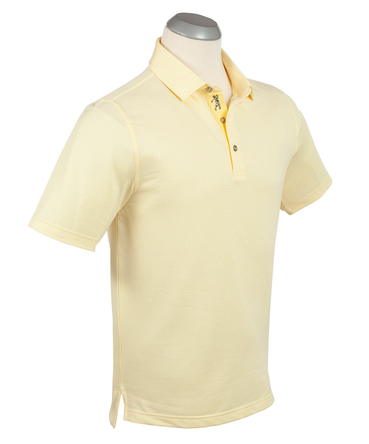 Performance Geo Jacquard Short Sleeve Polo Shirt