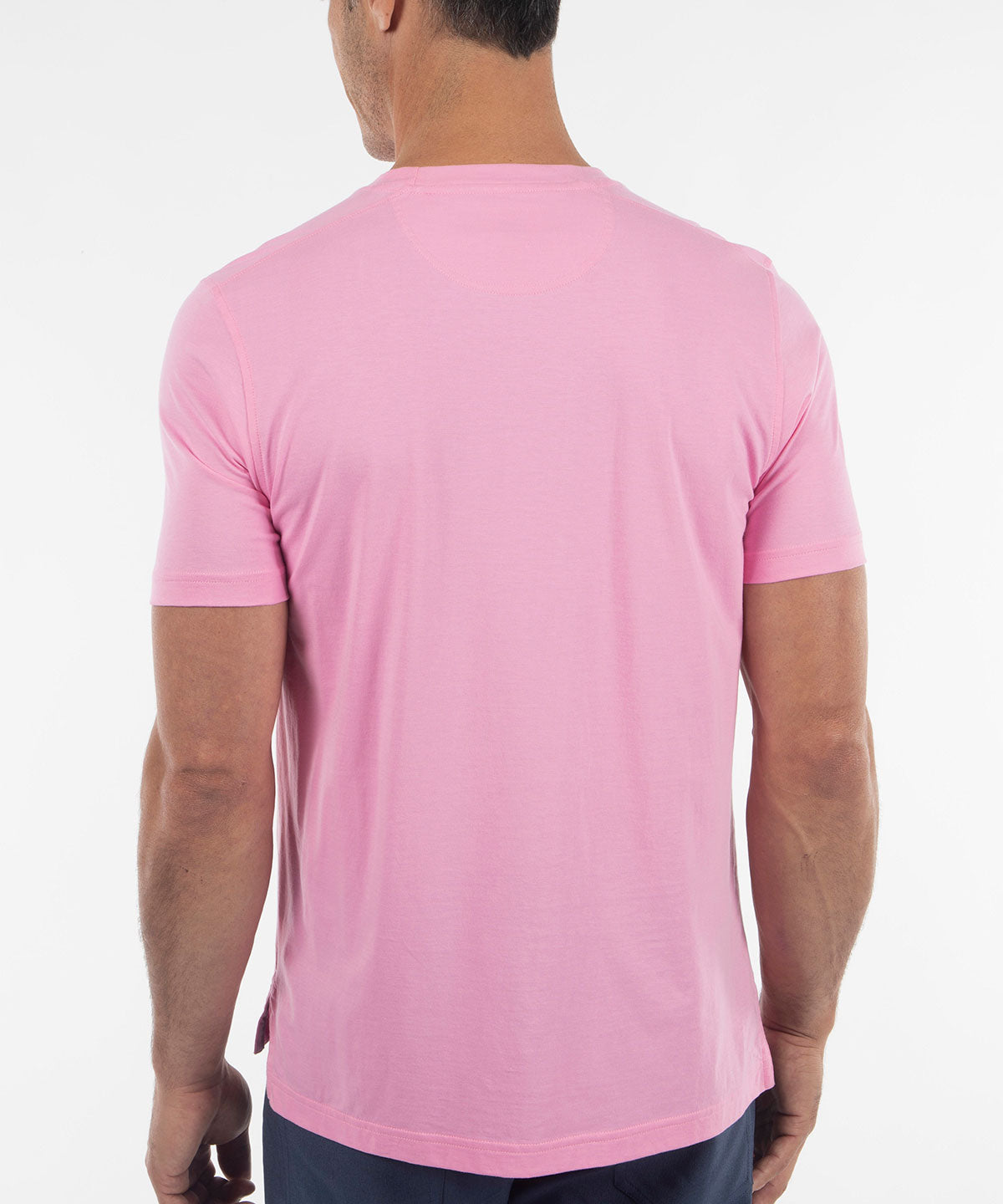 Ultra-Light Peruvian Cotton Short-Sleeve Crew Neck Tee