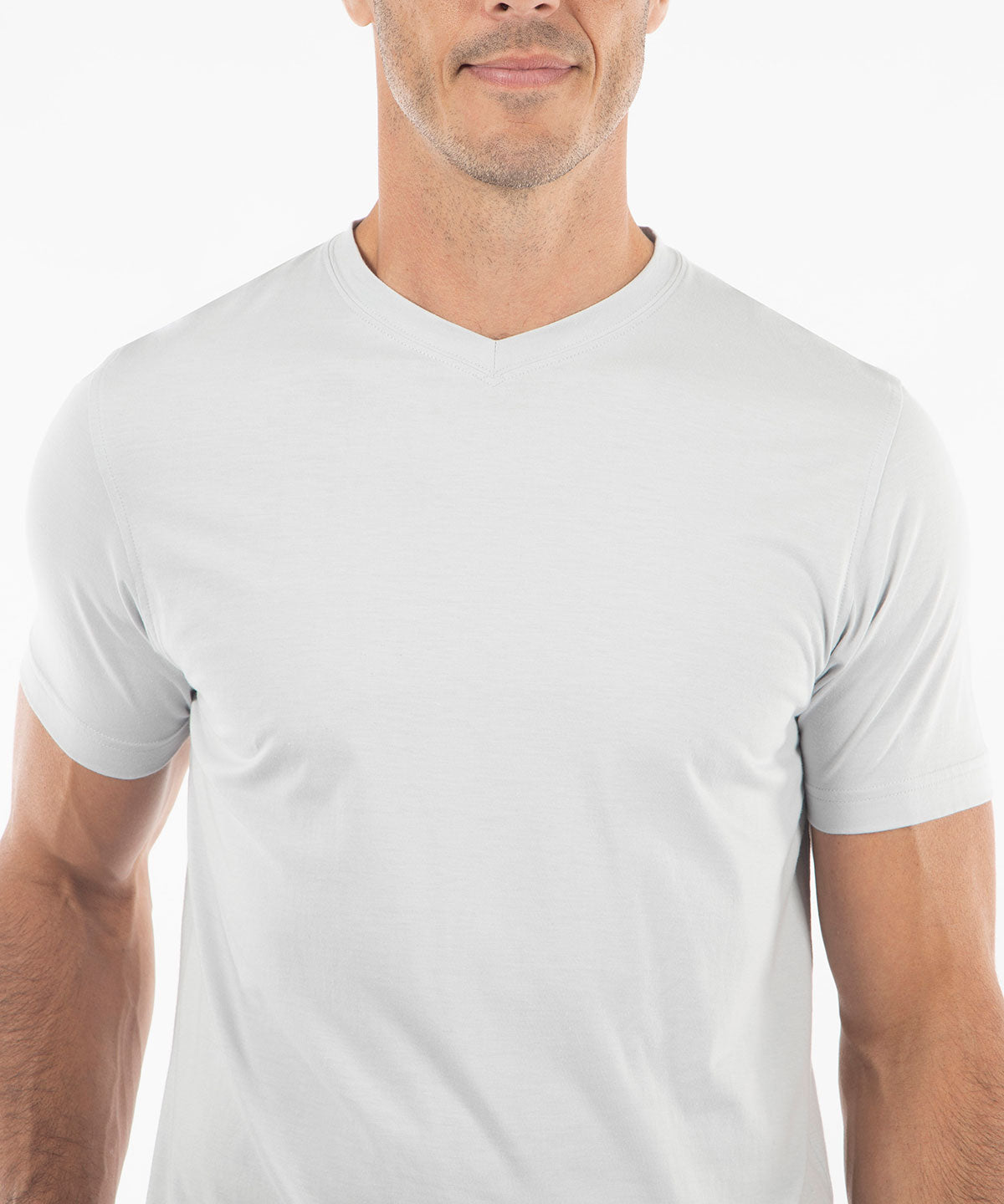 Ultra-Light Peruvian Cotton V-Neck Tee