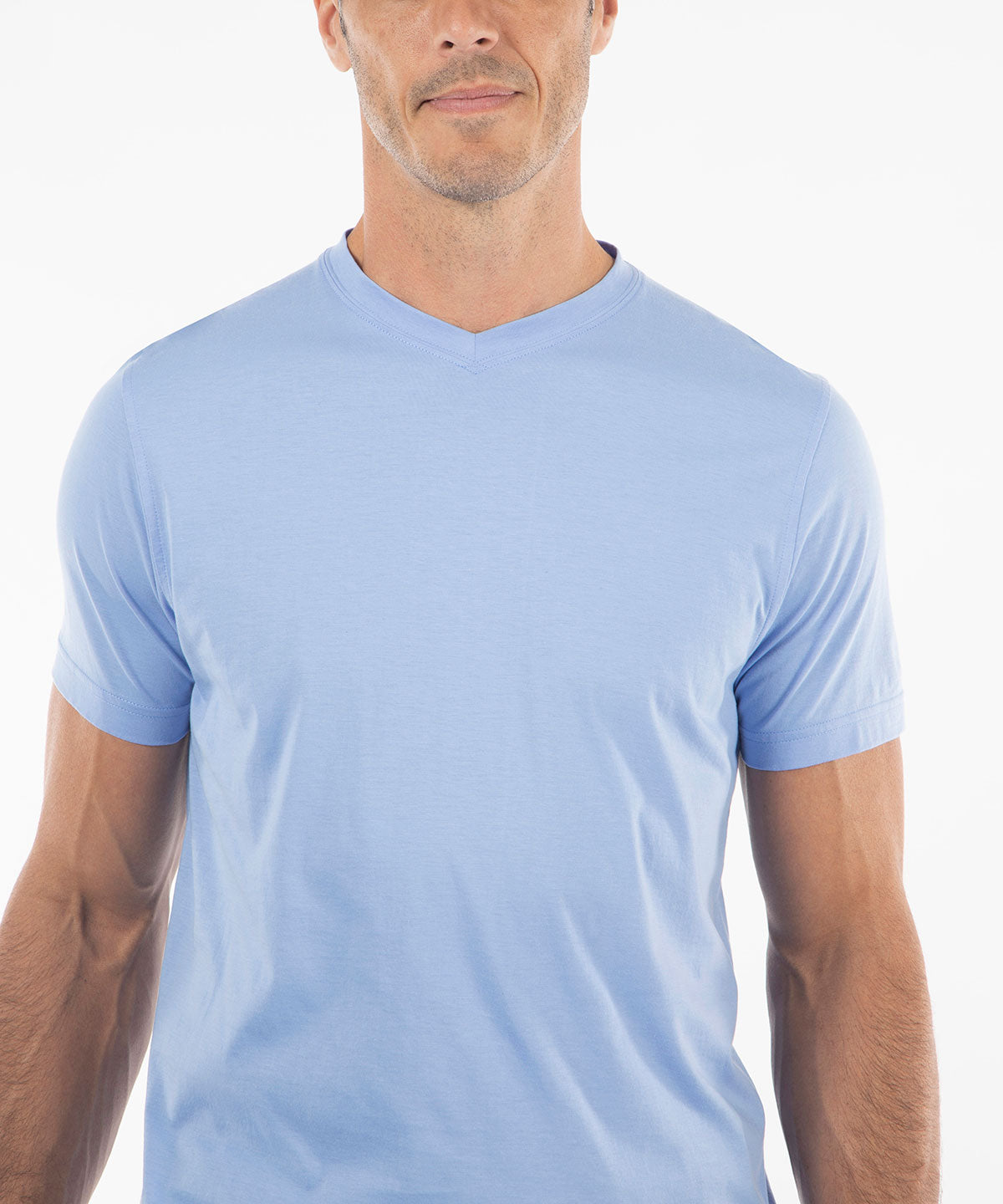 Ultra-Light Peruvian Cotton V-Neck Tee