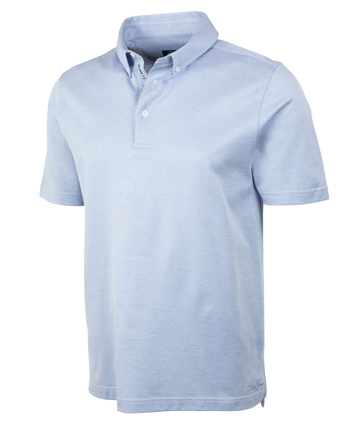 Signature Cotton Knit Short-Sleeve Button-Down Collar Polo