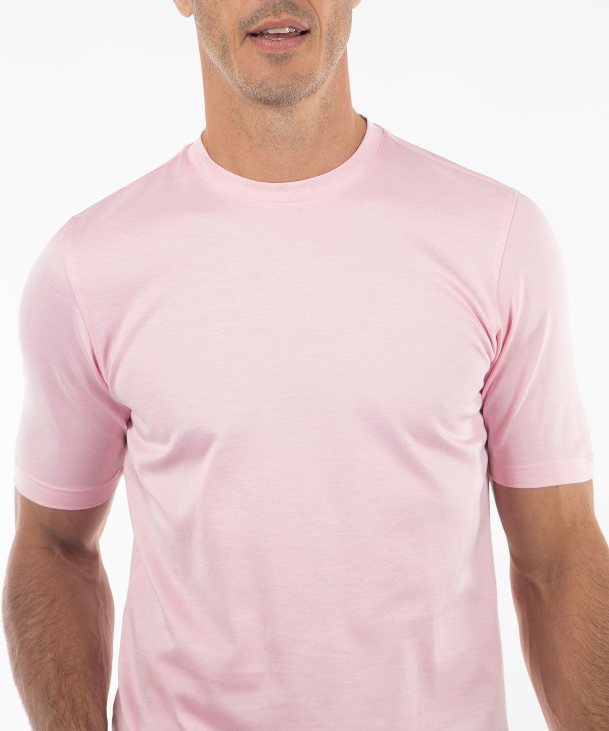 Signature Cotton Knit Short-Sleeve Cabana Tee Shirt