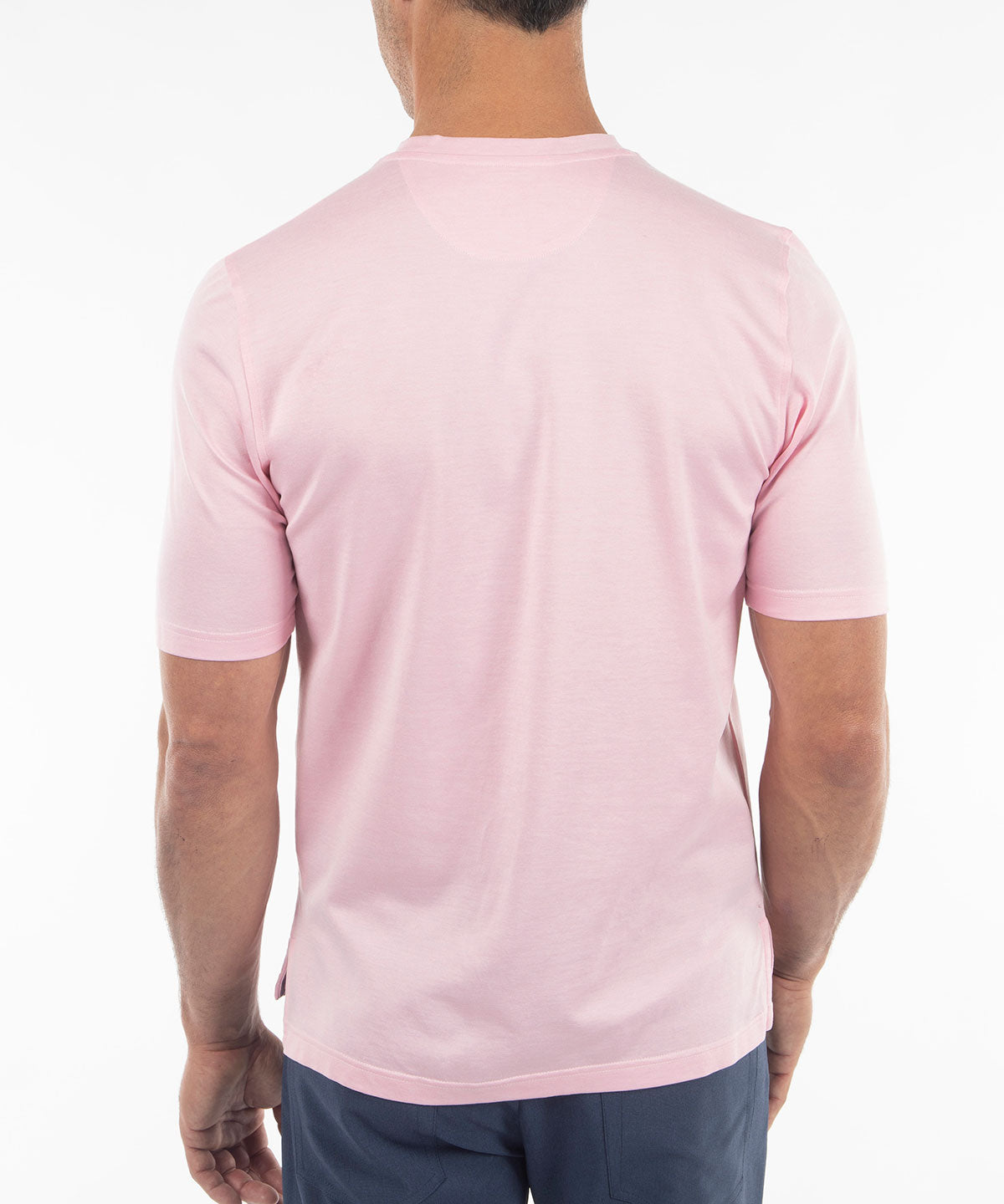 Signature Cotton Knit Short-Sleeve Cabana Tee Shirt