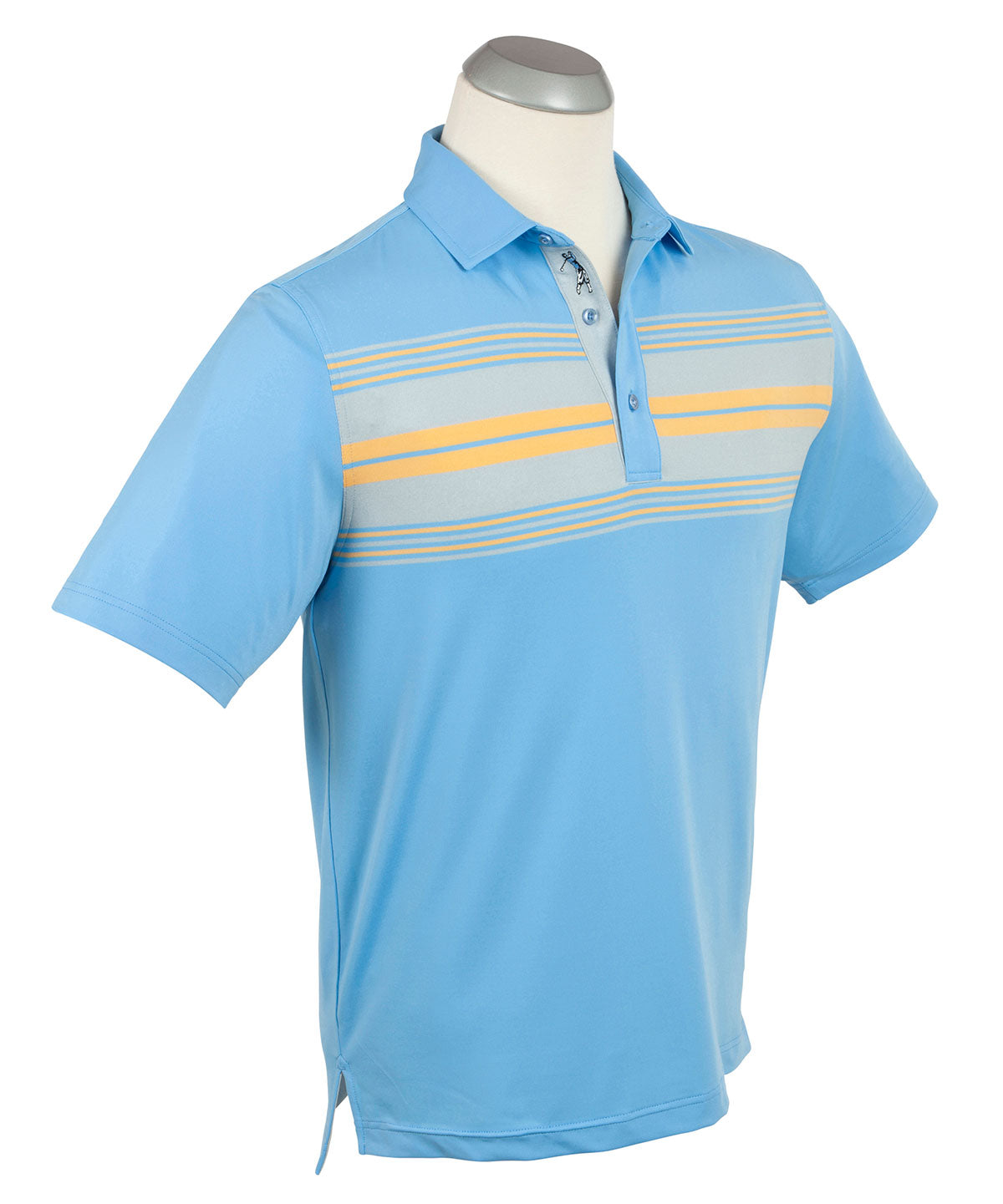 Performance Chest Stripe Polo Shirt