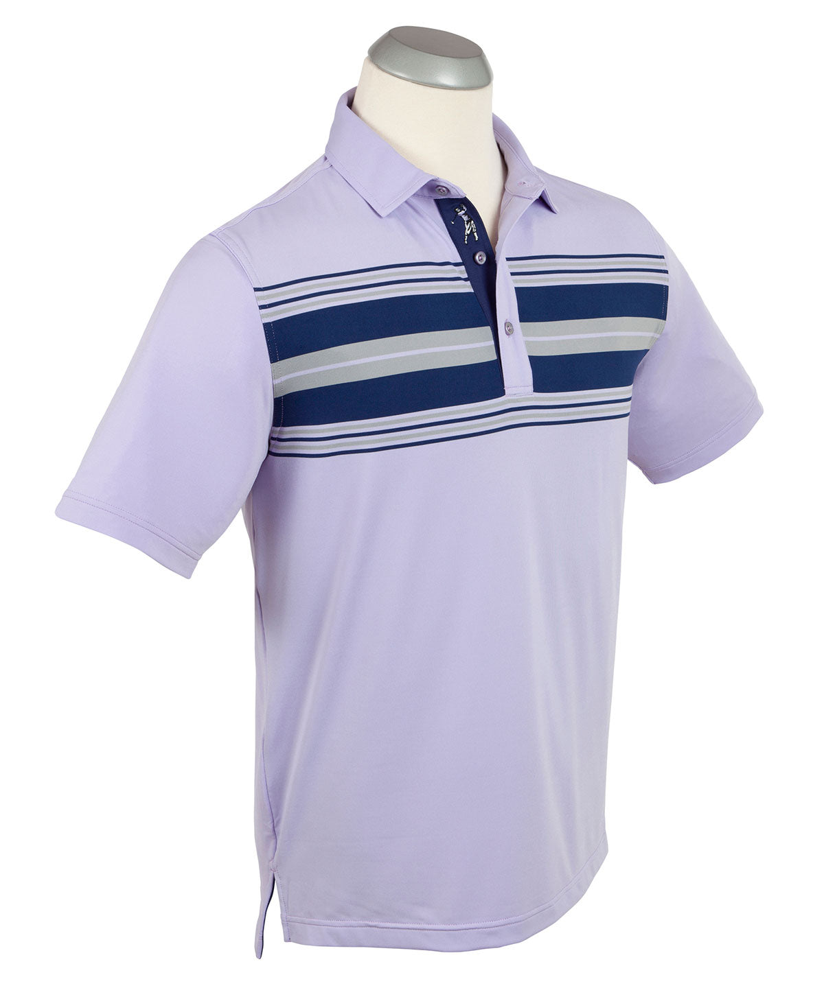 Performance Chest Stripe Polo Shirt