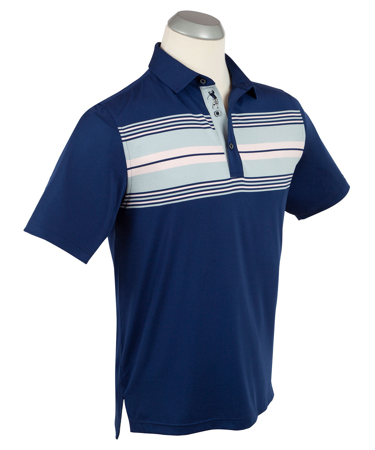 Performance Chest Stripe Polo Shirt