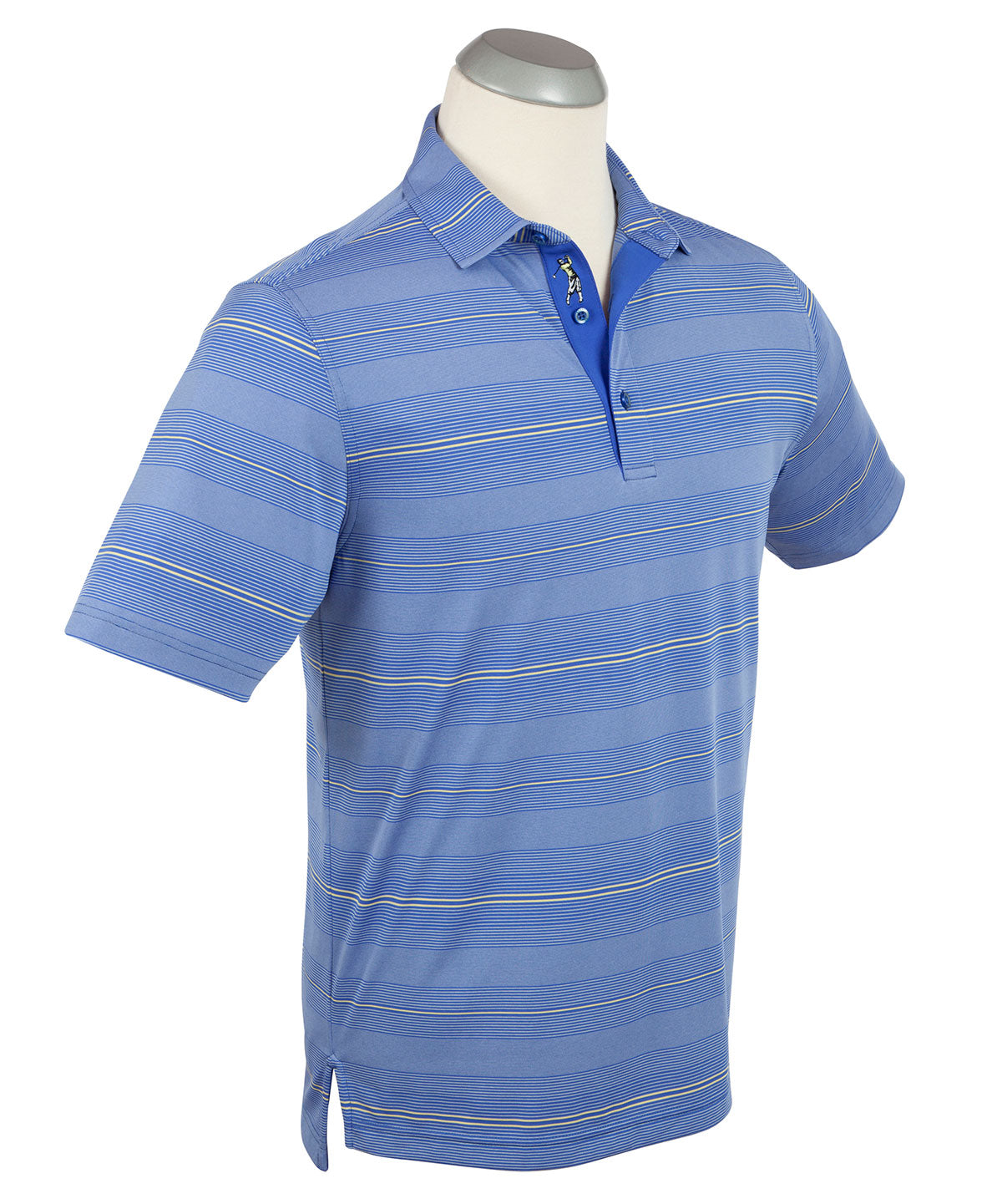 Performance Shadow Stripe Jersey Polo Shirt