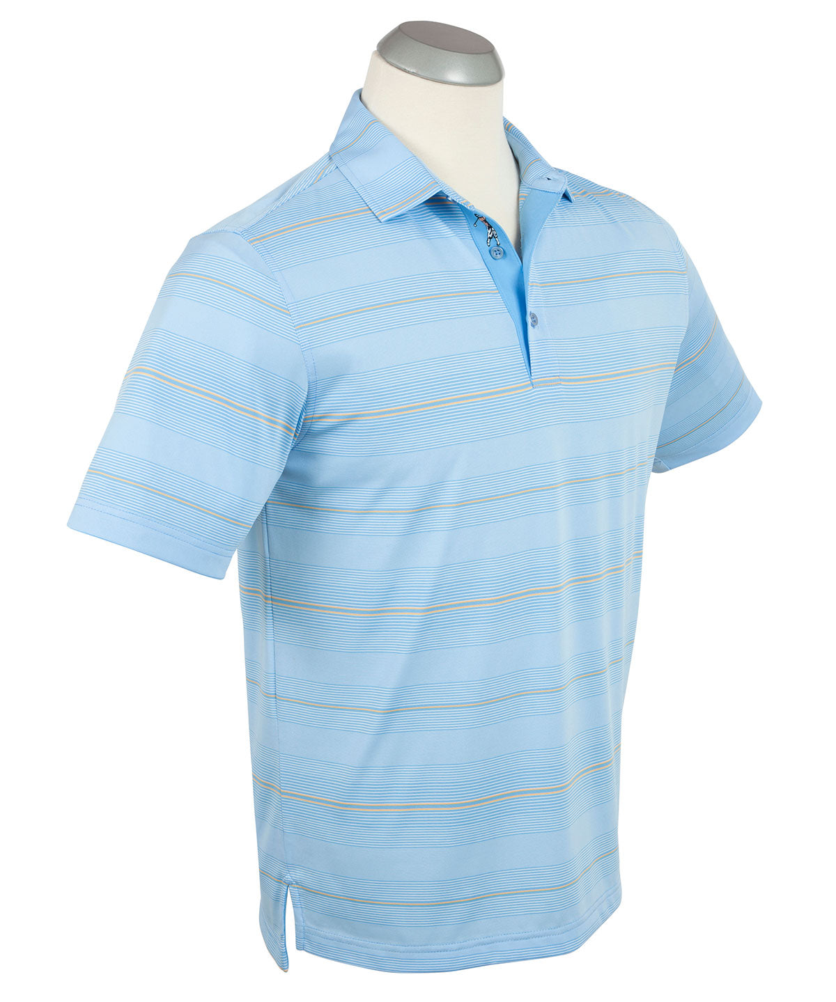 Performance Shadow Stripe Jersey Polo Shirt