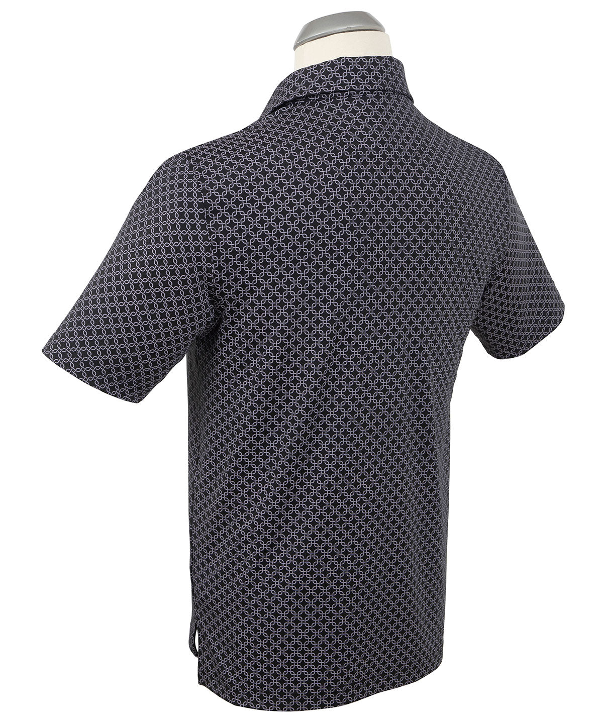 Performance Jersey Geometric Print Polo