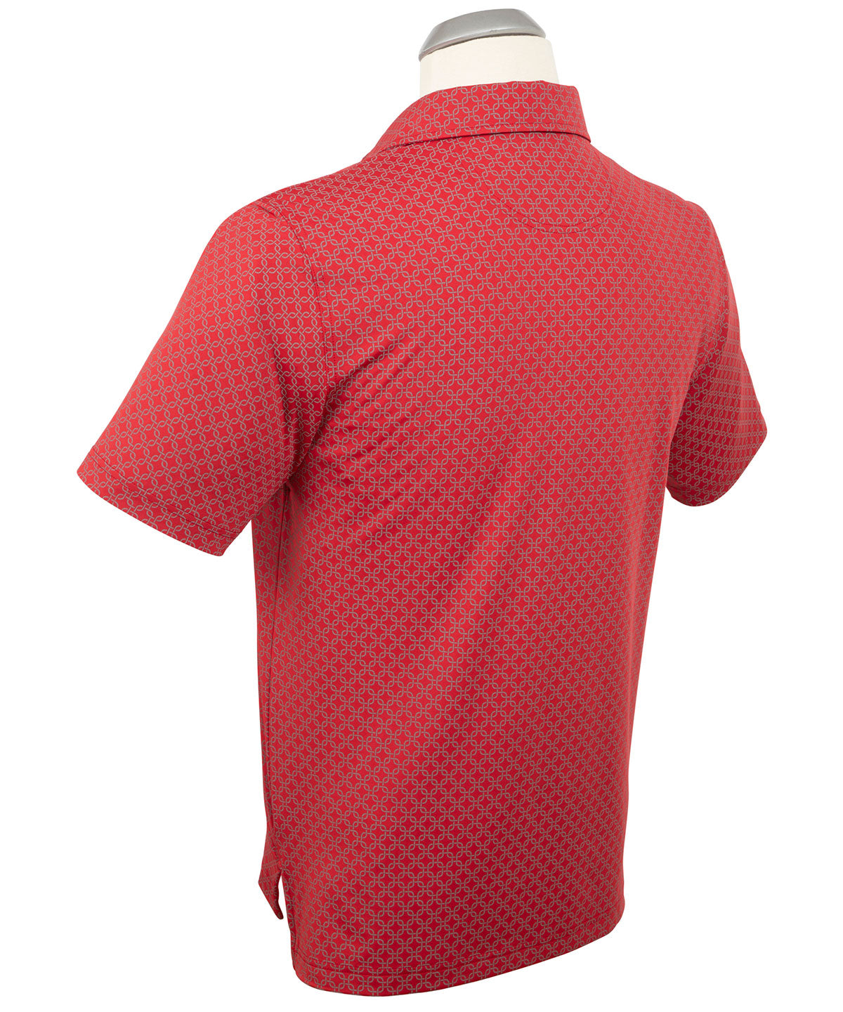 Performance Jersey Geometric Print Polo