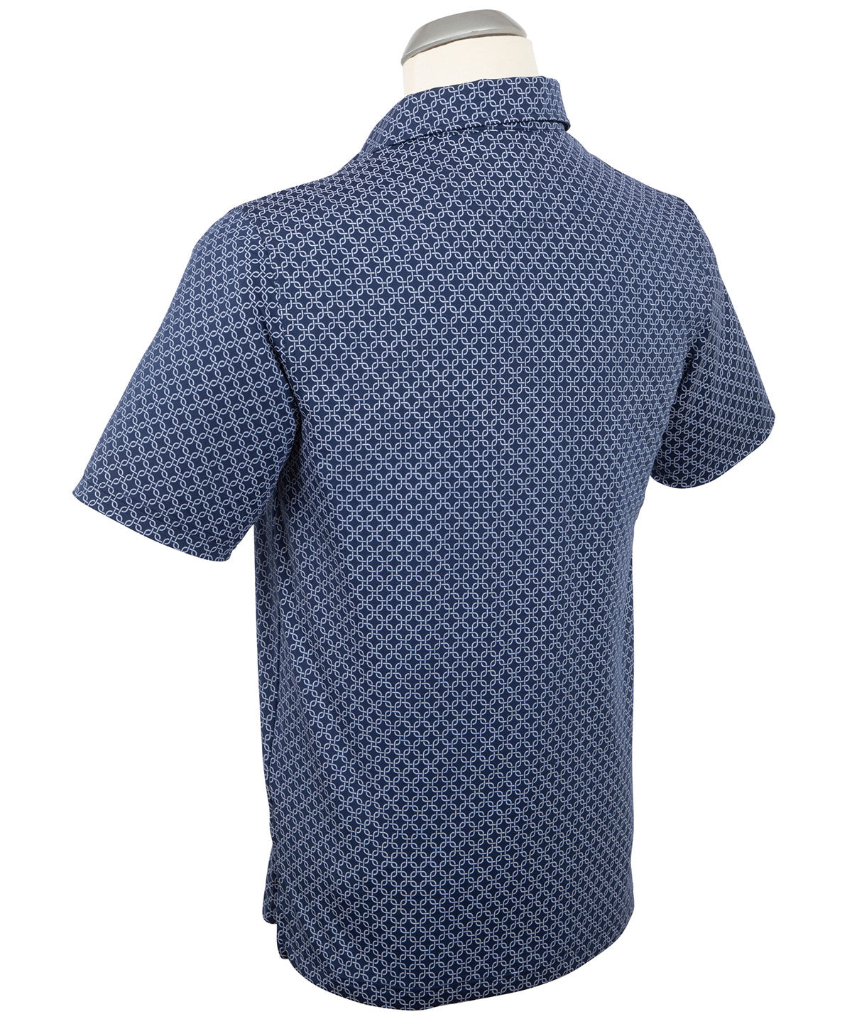 Performance Jersey Geometric Print Polo