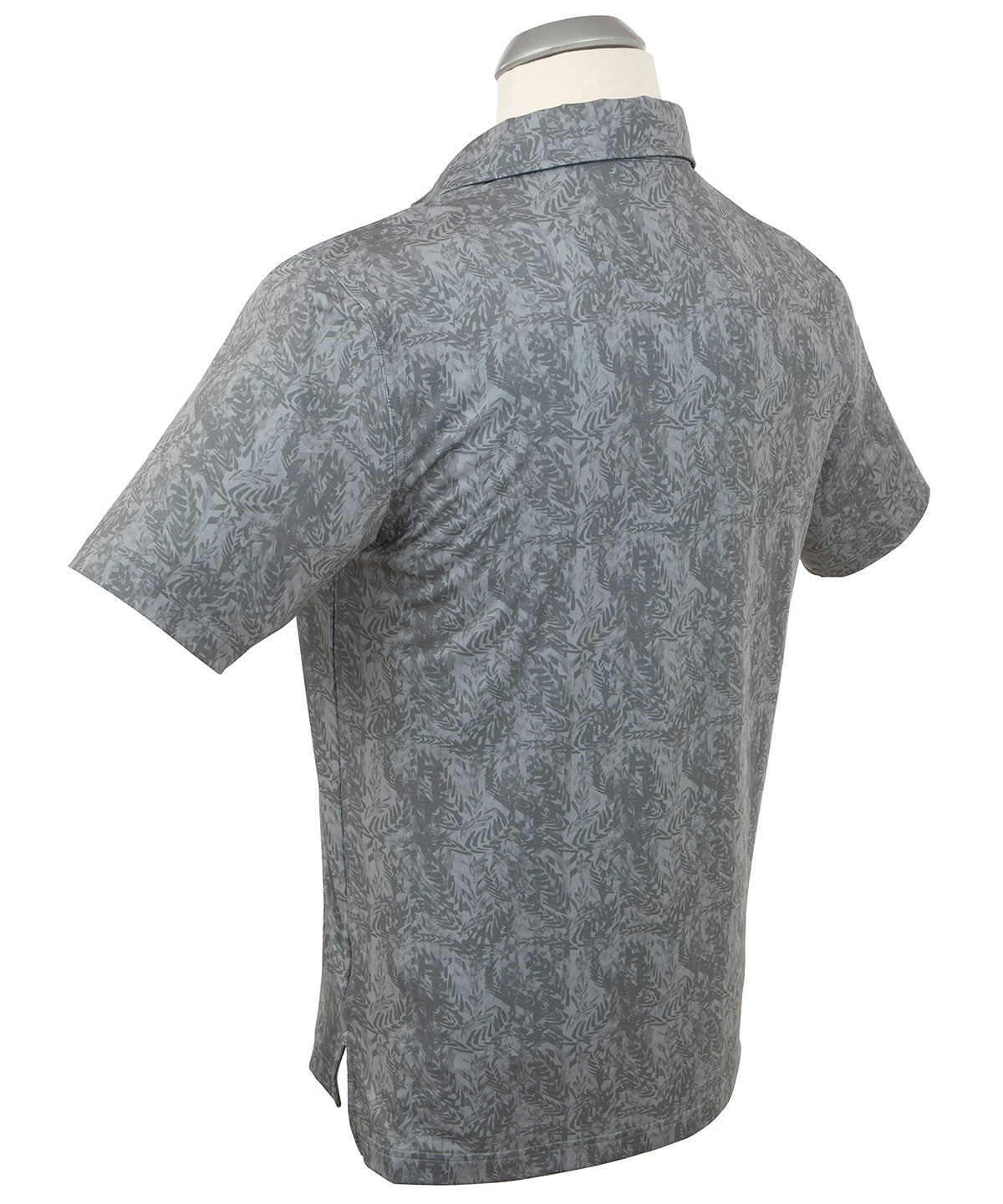 Performance Jersey Tonal Leaf Print Polo