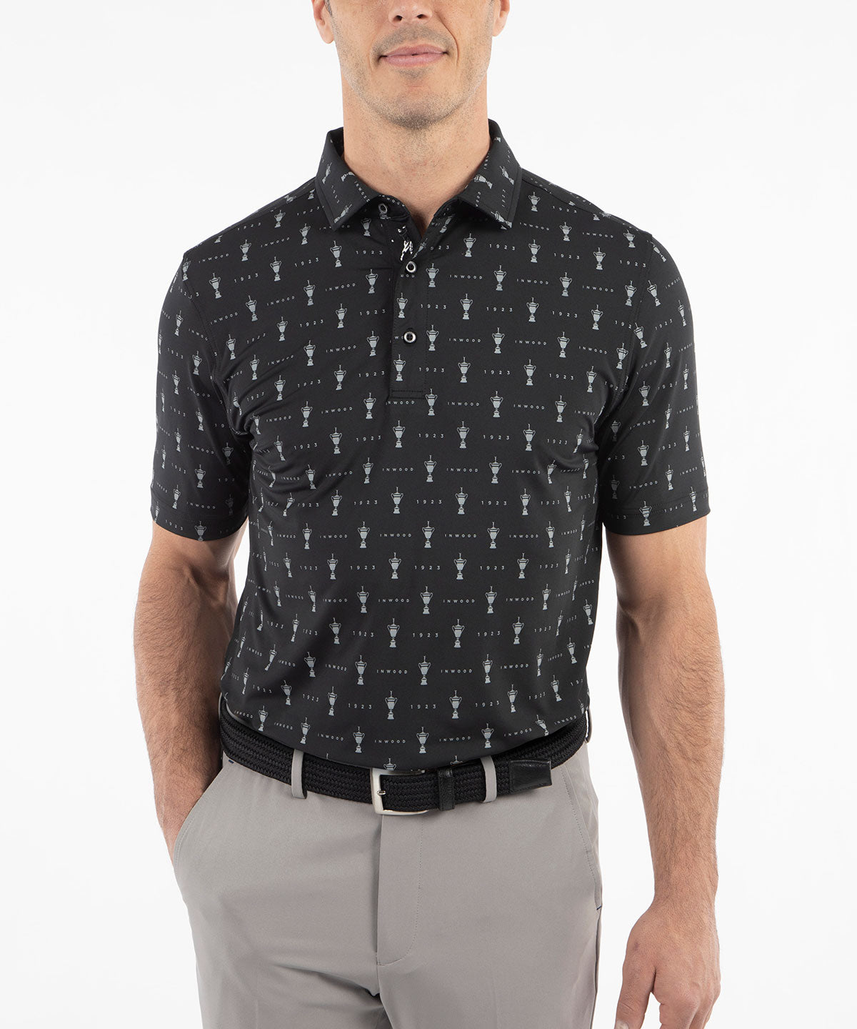 Performance Jersey 1923 Trophy Print Polo Shirt