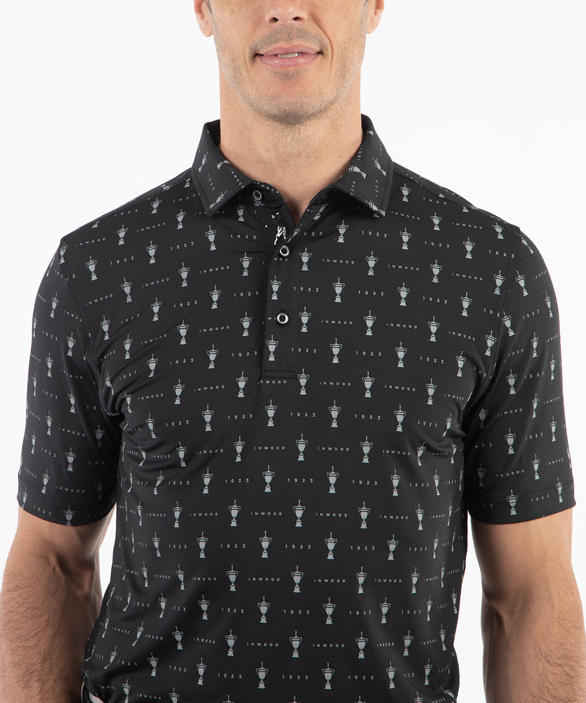 Performance Jersey 1923 Trophy Print Polo Shirt