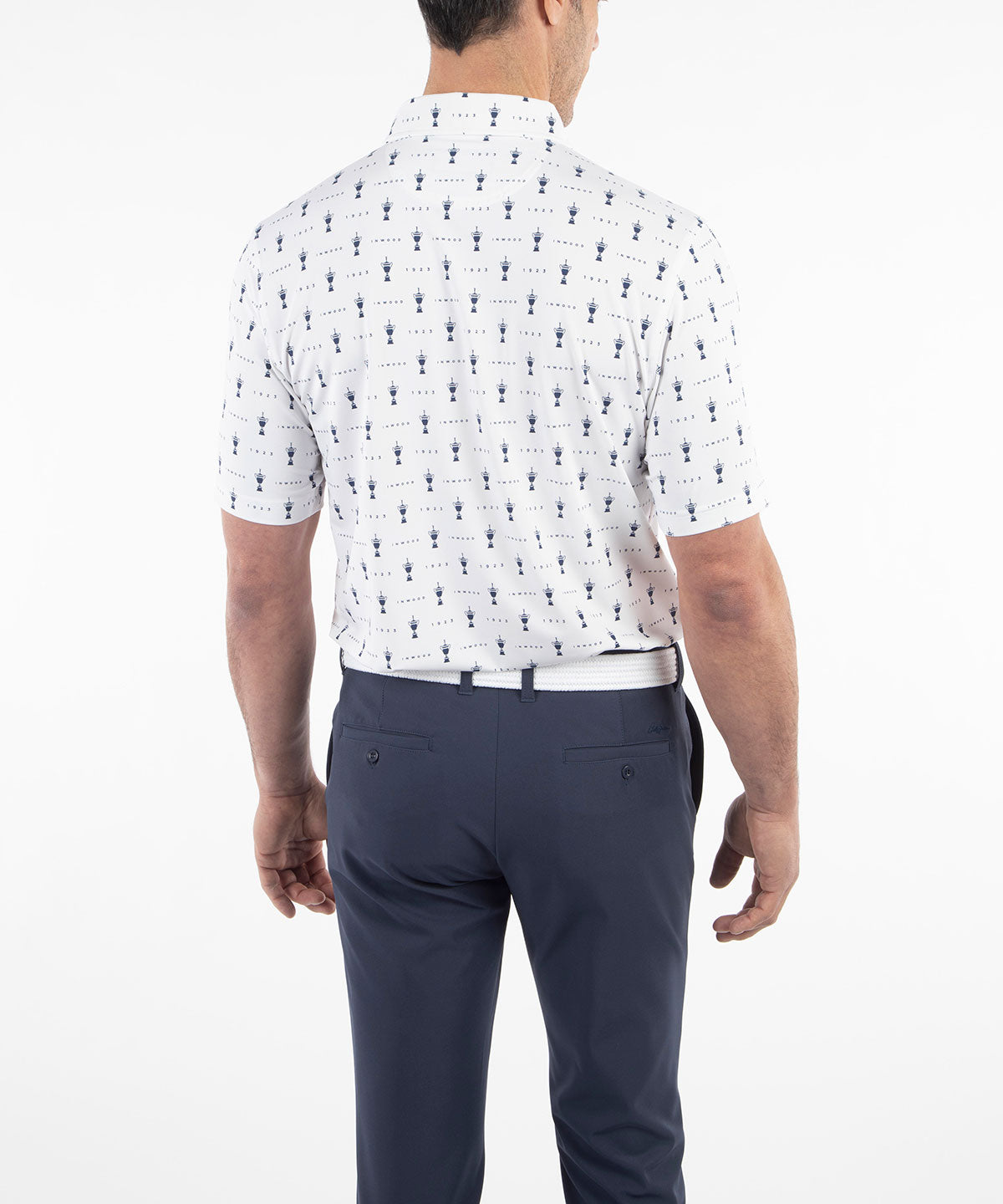 Performance Jersey 1923 Trophy Print Polo Shirt