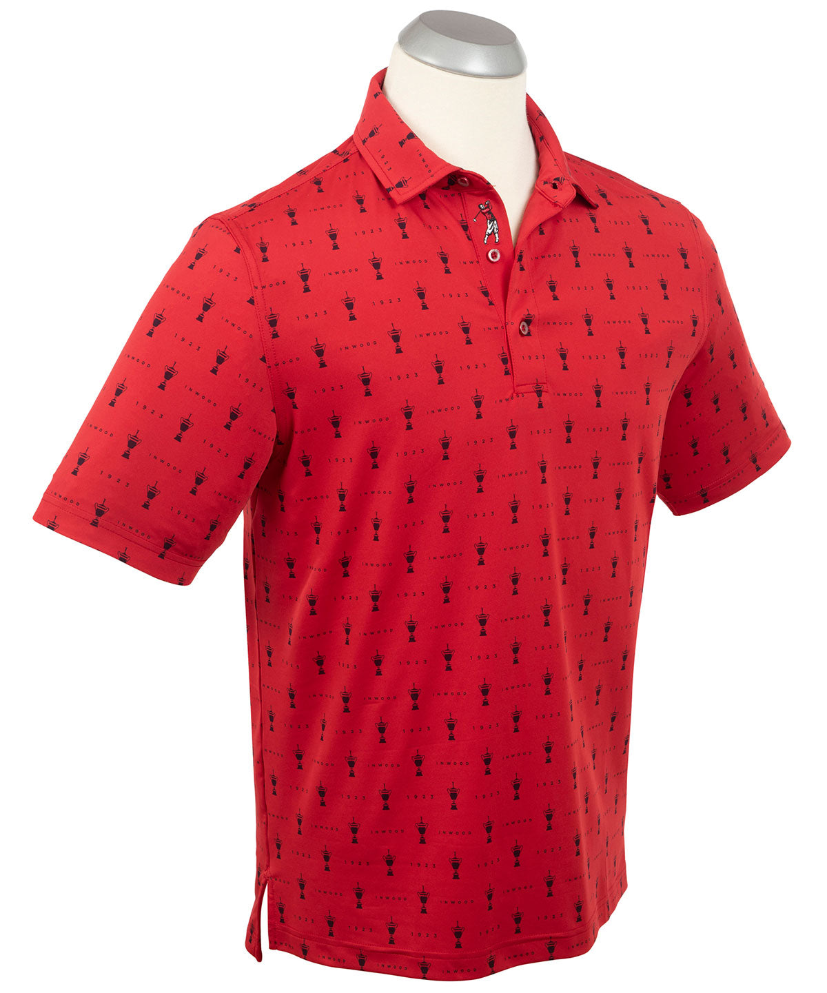 Performance Jersey 1923 Trophy Print Polo Shirt