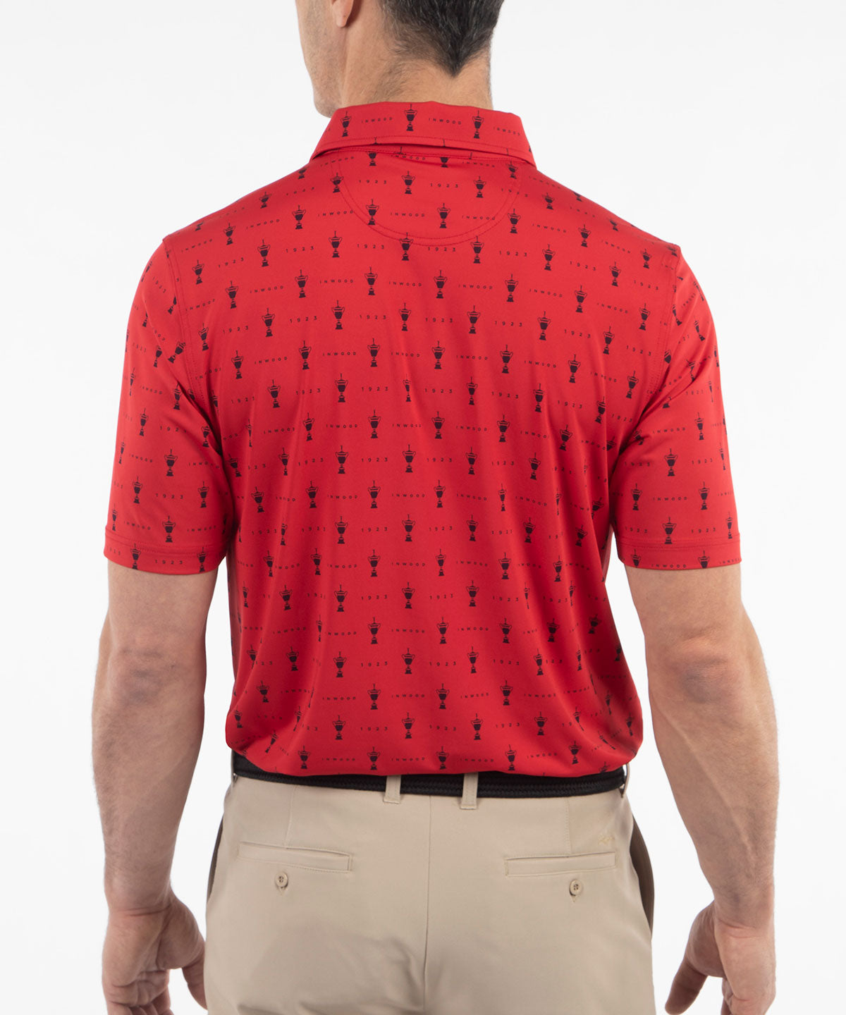 Performance Jersey 1923 Trophy Print Polo Shirt