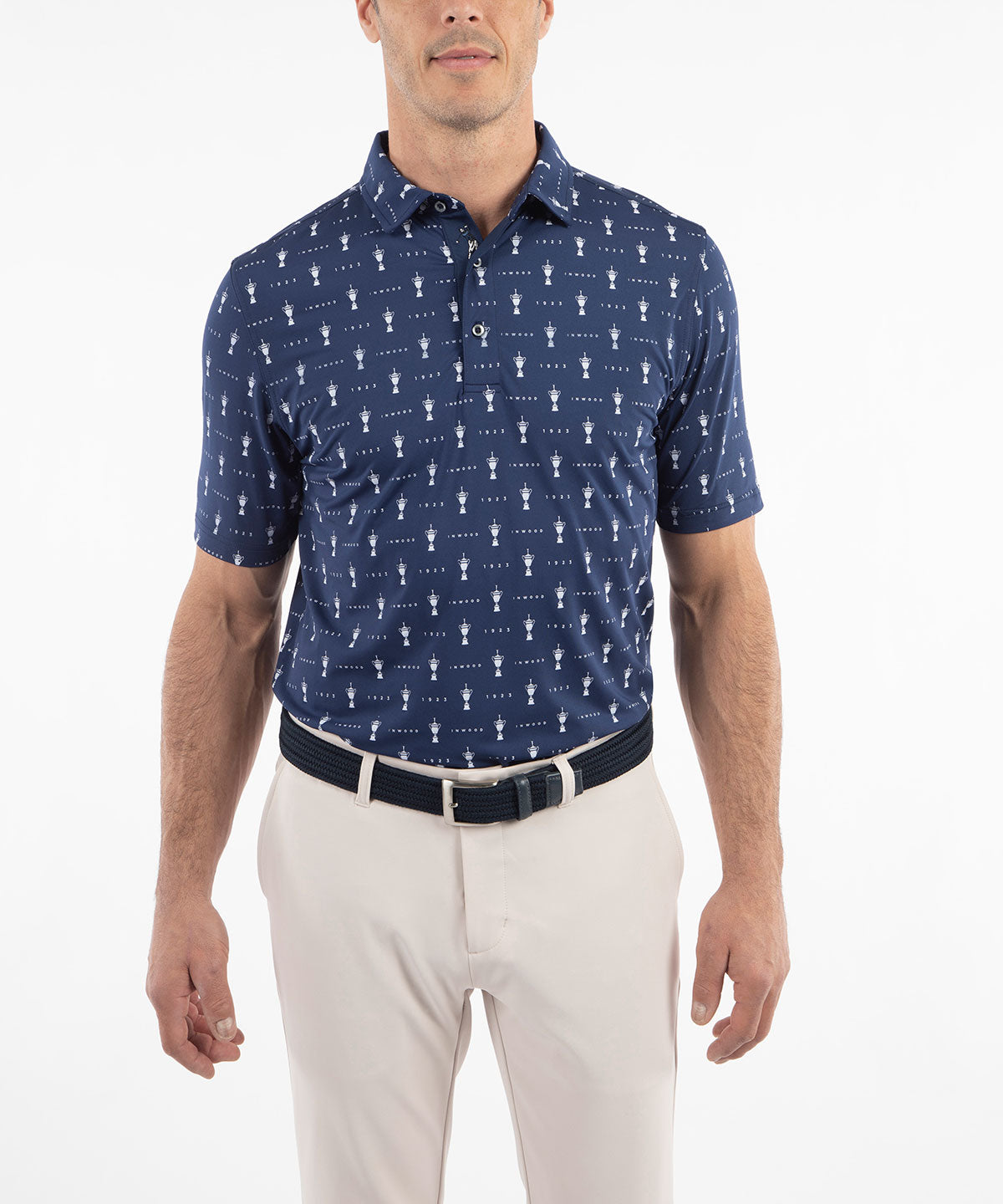 Performance Jersey 1923 Trophy Print Polo Shirt