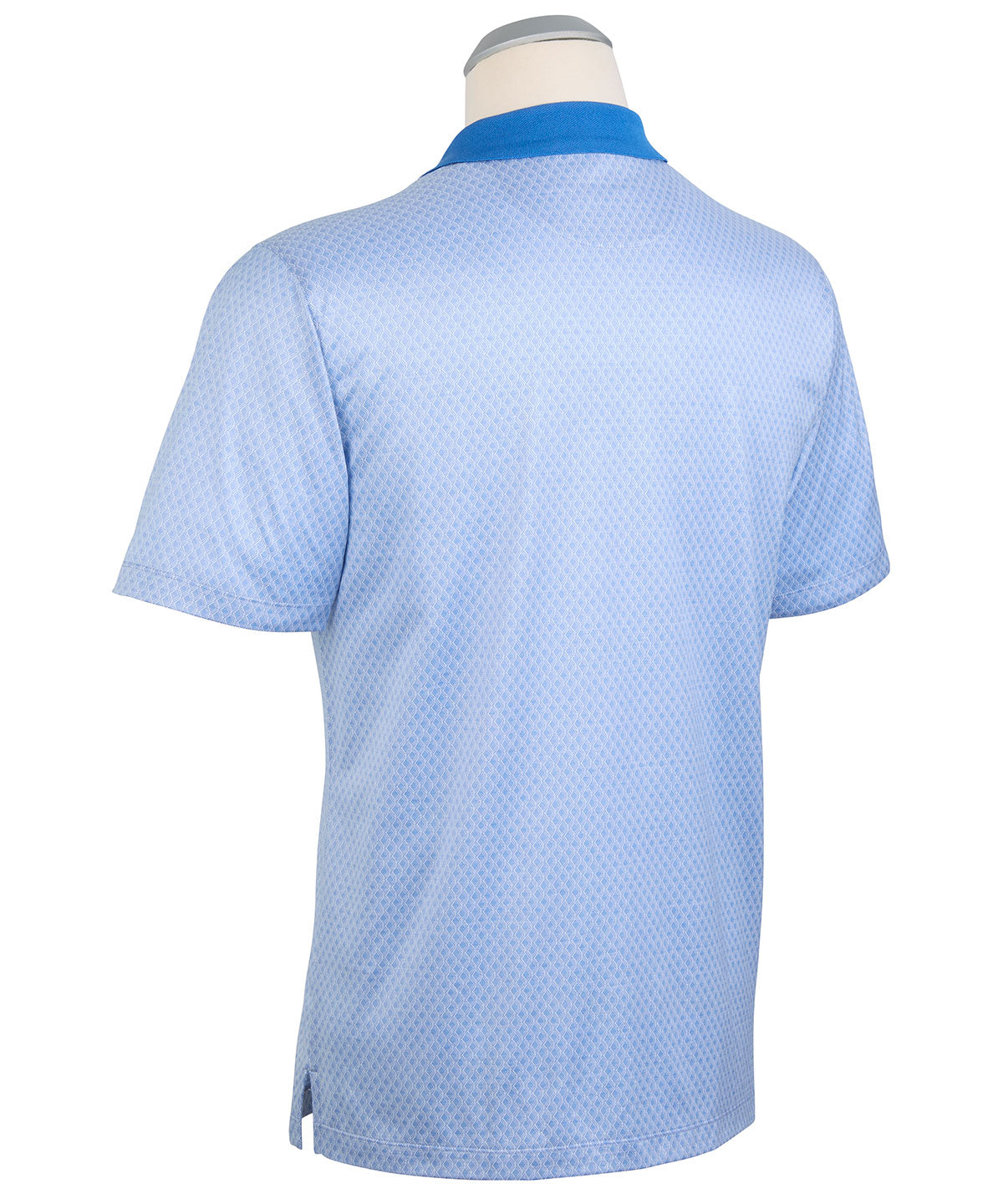 Heritage Italian Cotton Diamond Jacquard Polo Shirt