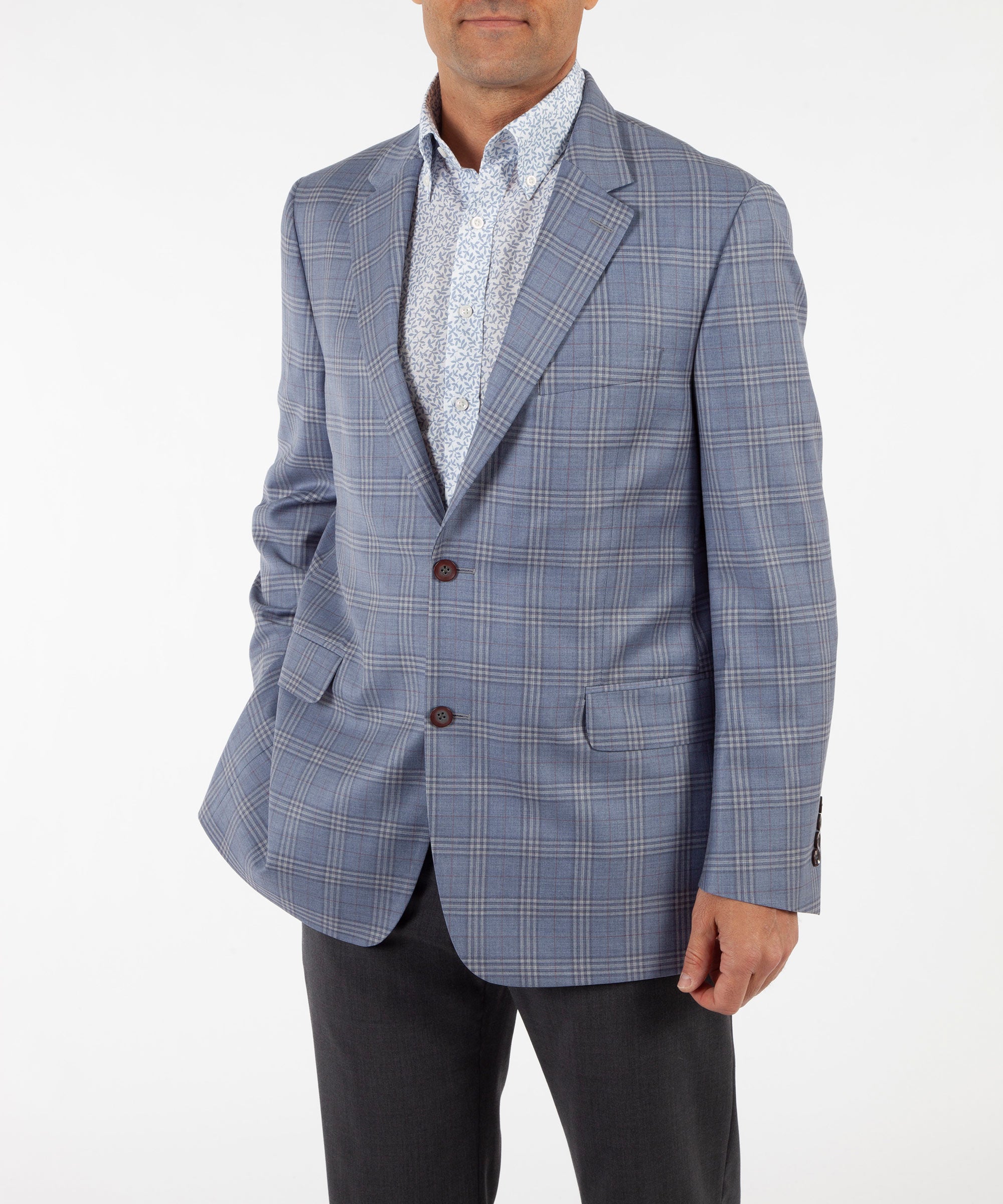 Signature Plaid 100% Superfine Wool Sport Coat