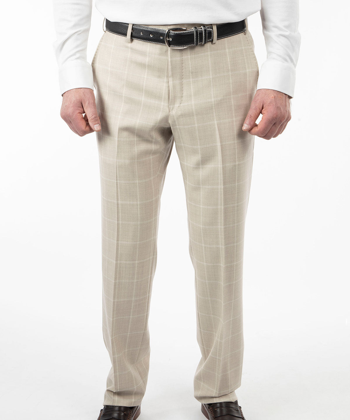 Heritage Bi-Stretch Wool Windowpane Trouser