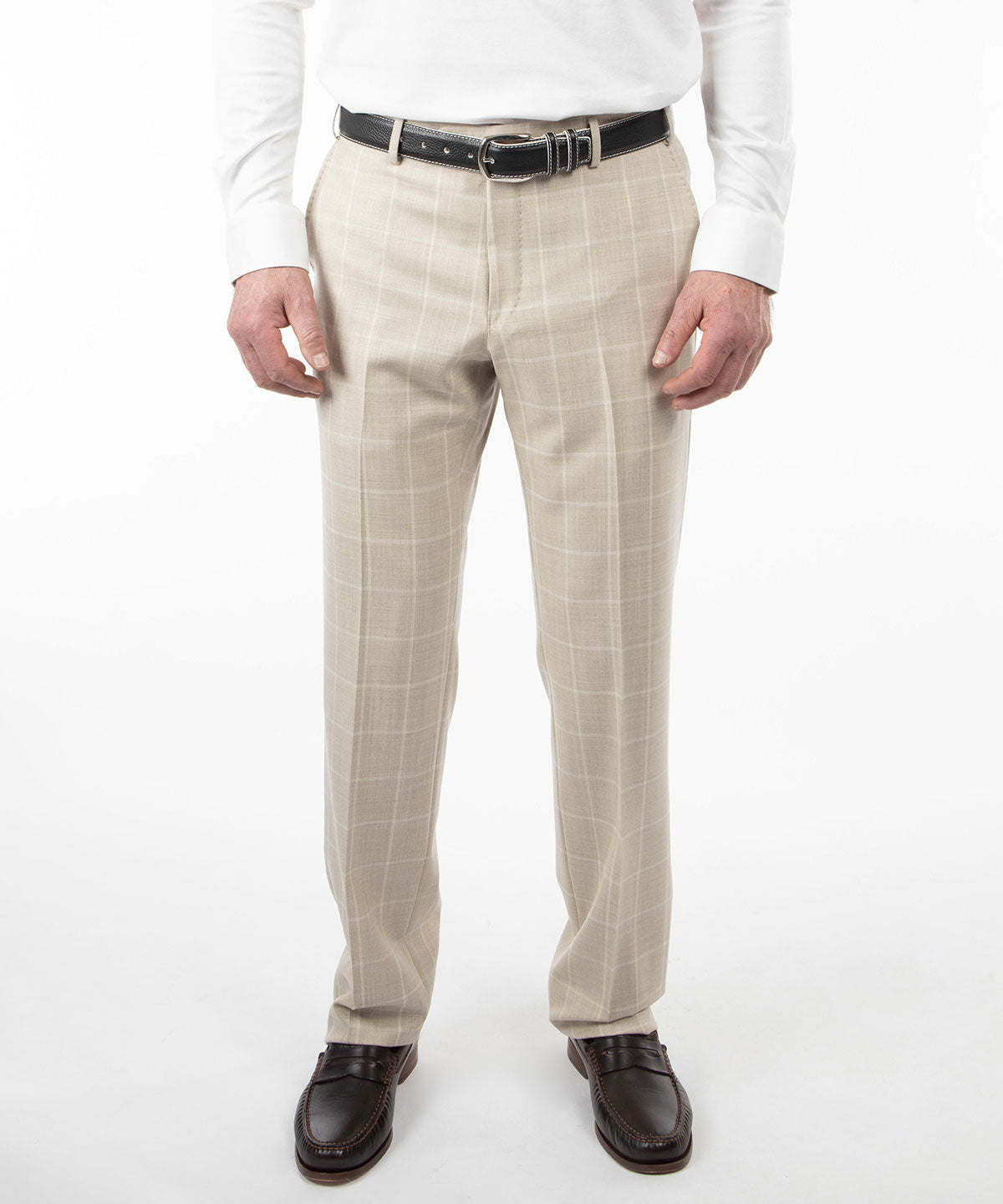 Heritage Bi-Stretch Wool Windowpane Trouser