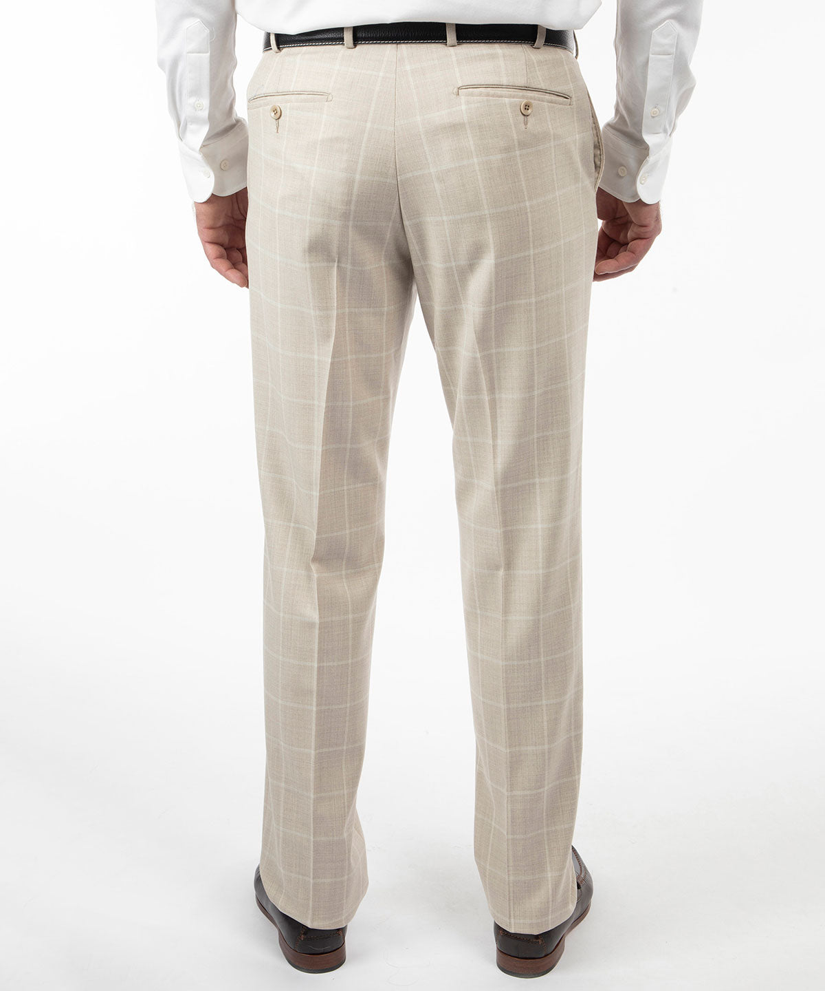 Heritage Bi-Stretch Wool Windowpane Trouser