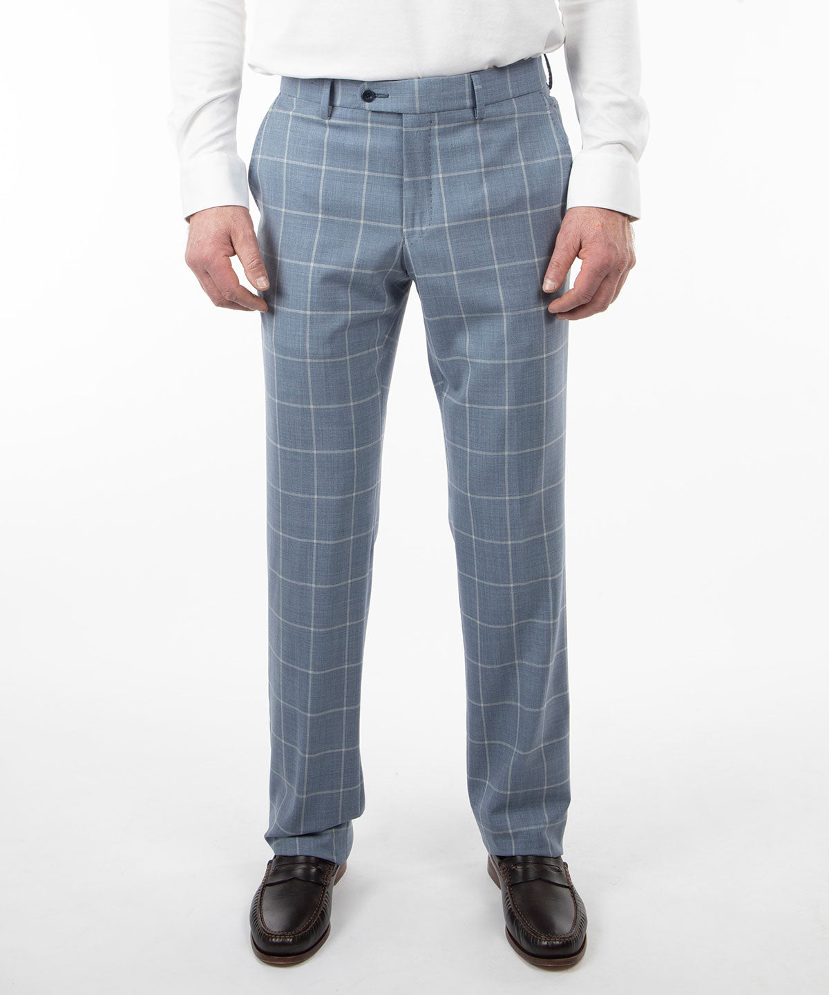 Heritage Bi-Stretch Wool Windowpane Trouser