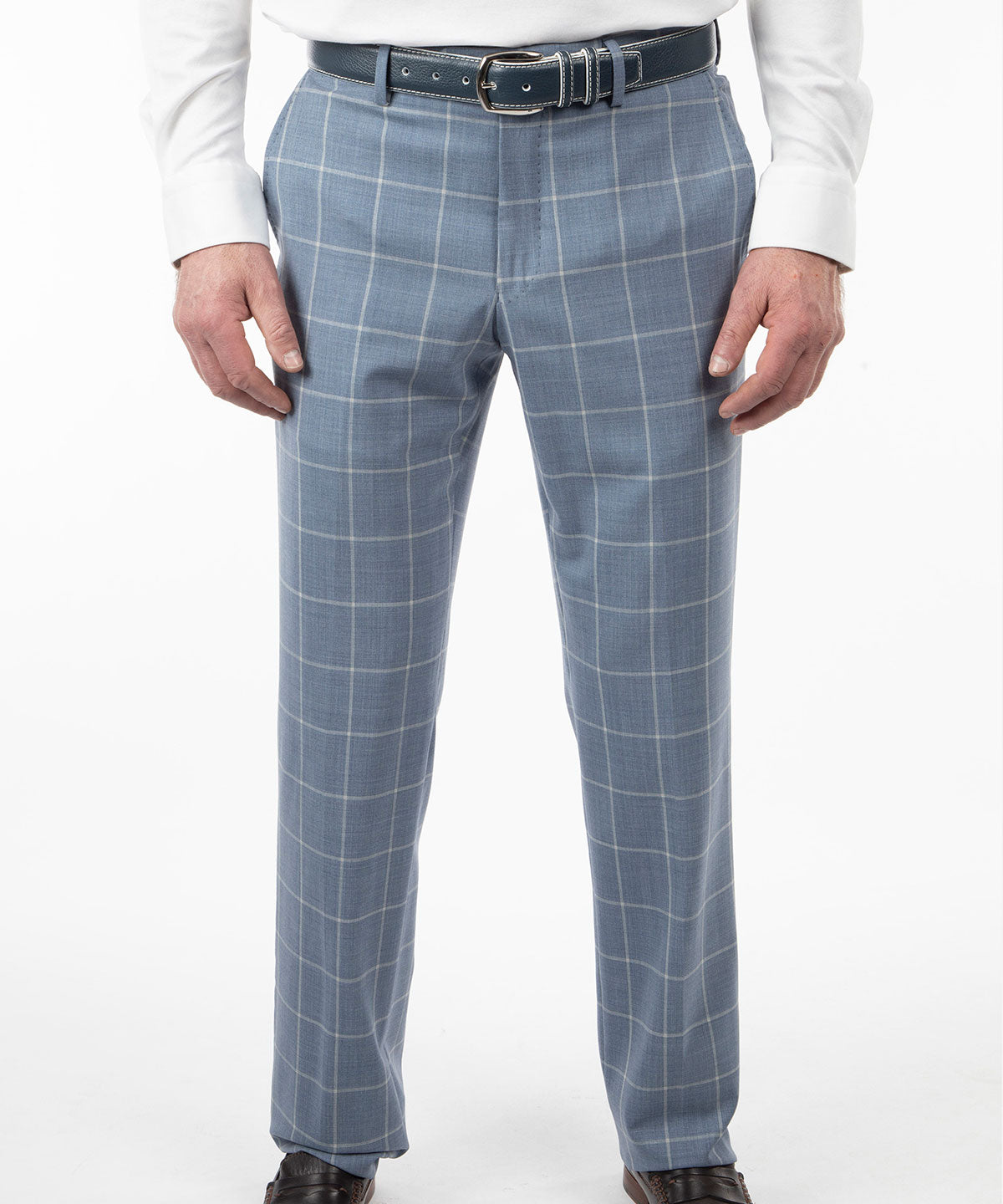 Heritage Bi-Stretch Wool Windowpane Trouser