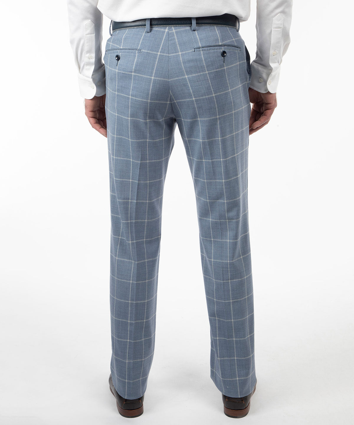 Heritage Bi-Stretch Wool Windowpane Trouser