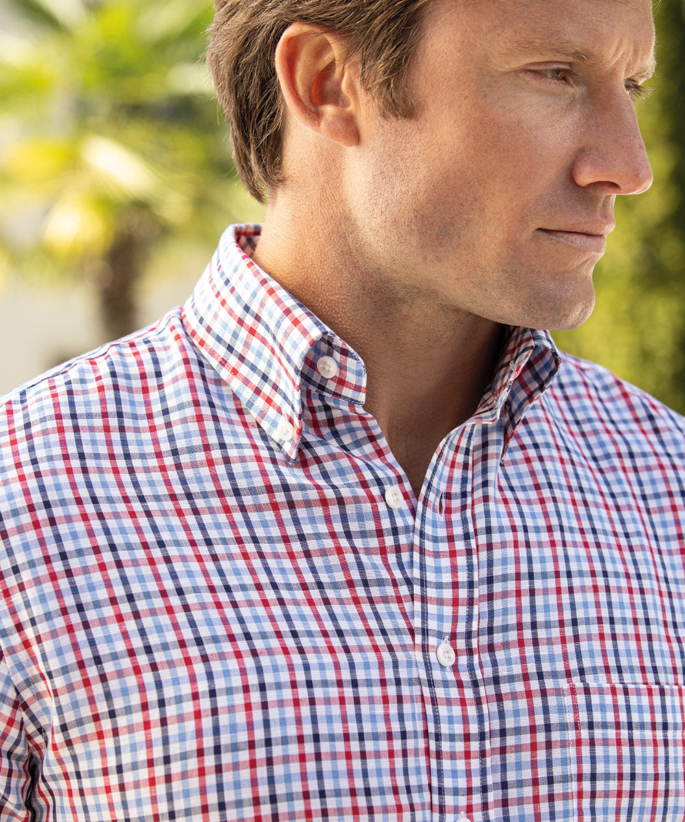 Signature Picnic Check Long Sleeve Sport Shirt