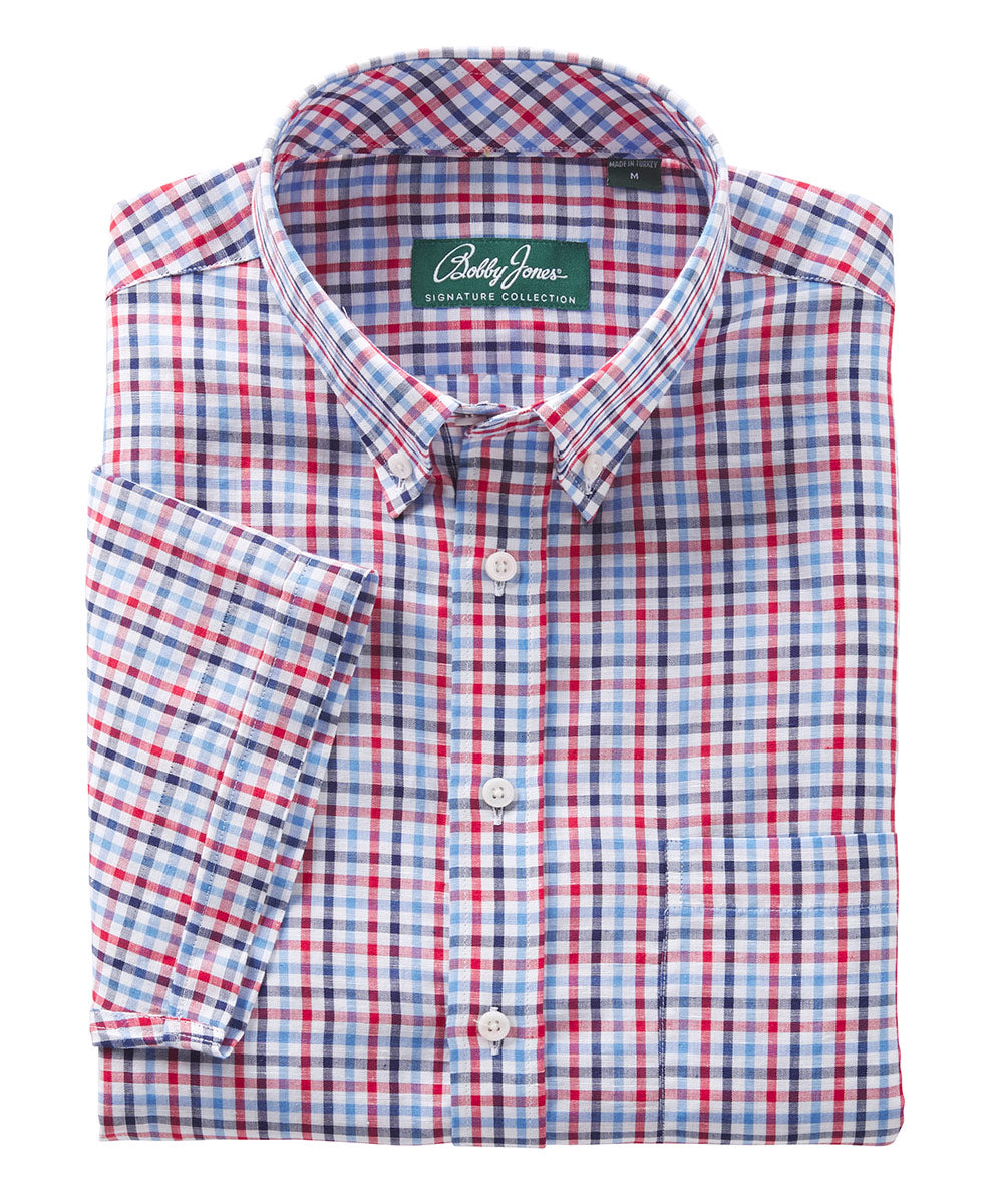 Signature Picnic Check Short Sleeve Sport Shirt