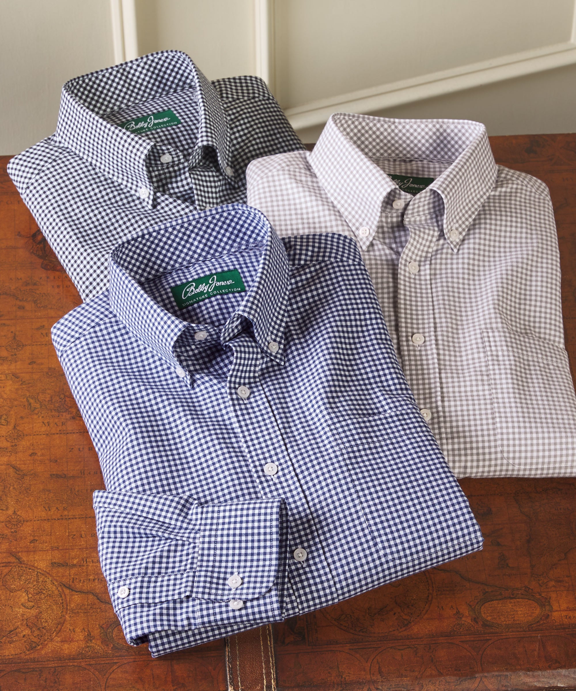 Signature Brushed Cotton Gingham Sport Shirt