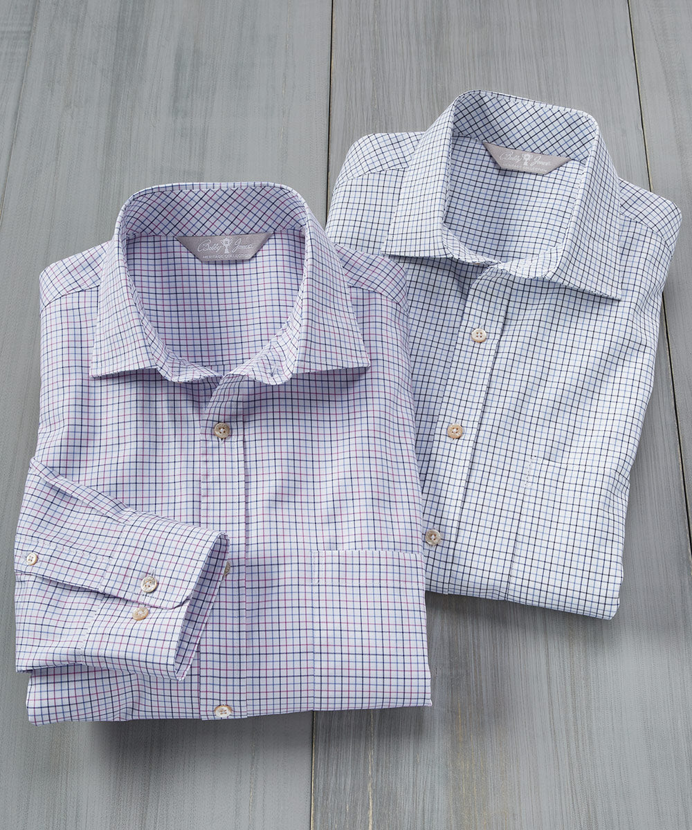 Heritage Italian-Made 100% Royal Twill Cotton Sport Shirt