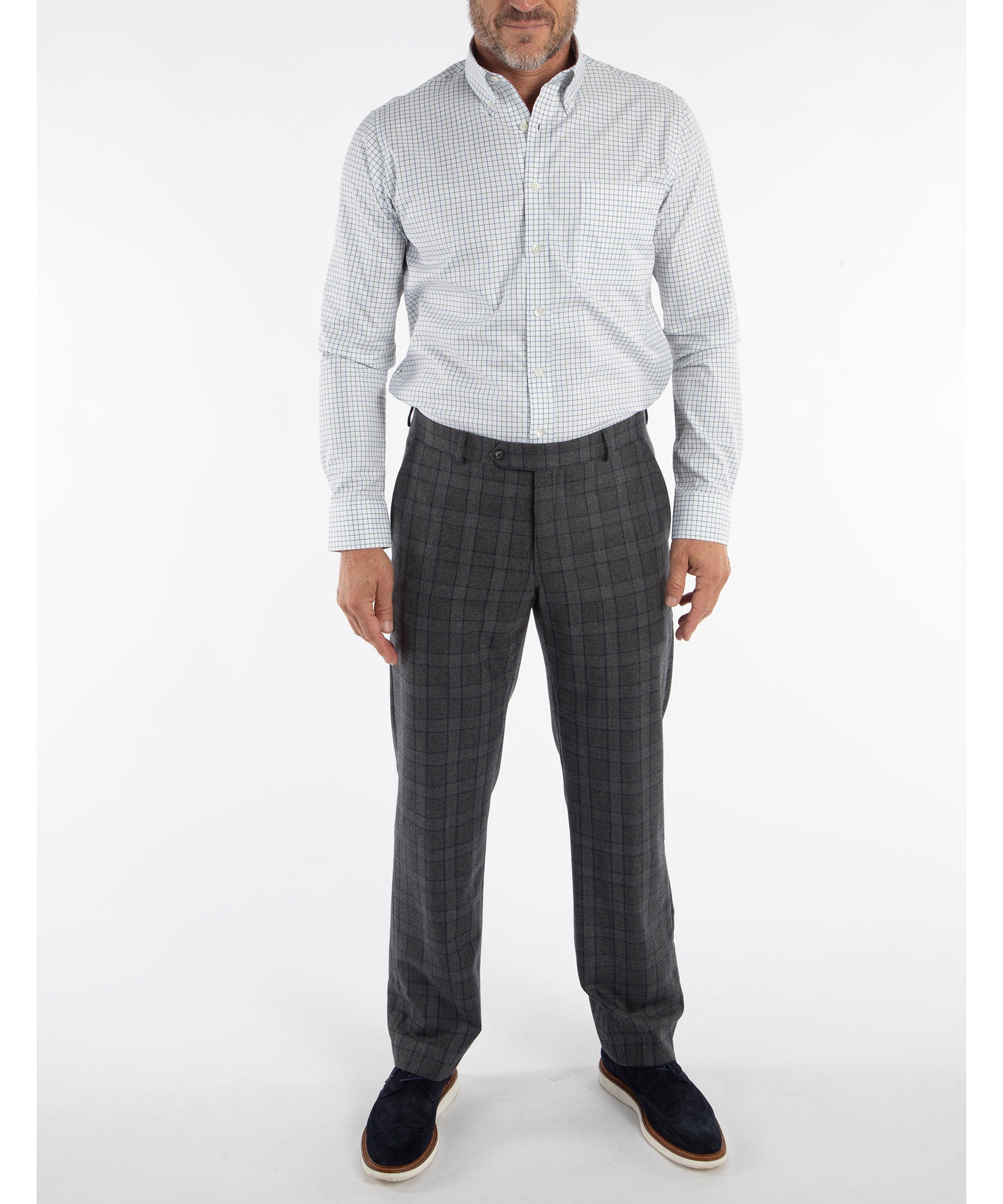 Heritage Twill Check Long Sleeve Sport Shirt
