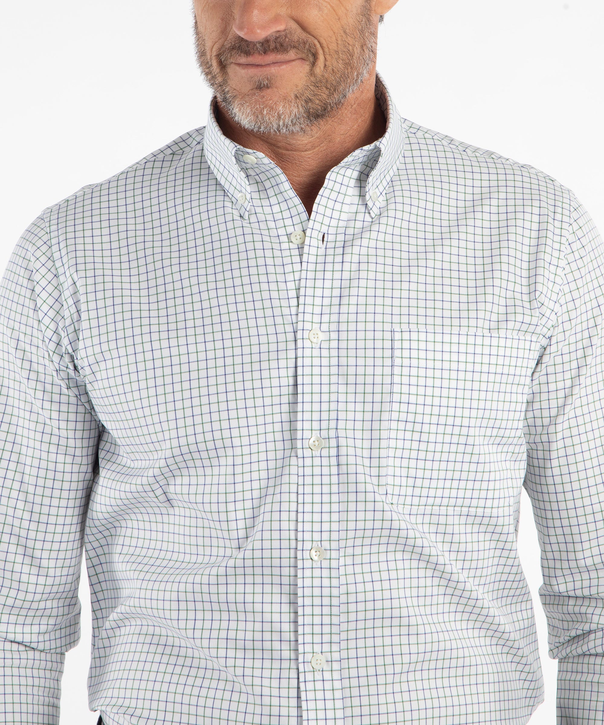 Heritage Twill Check Long Sleeve Sport Shirt